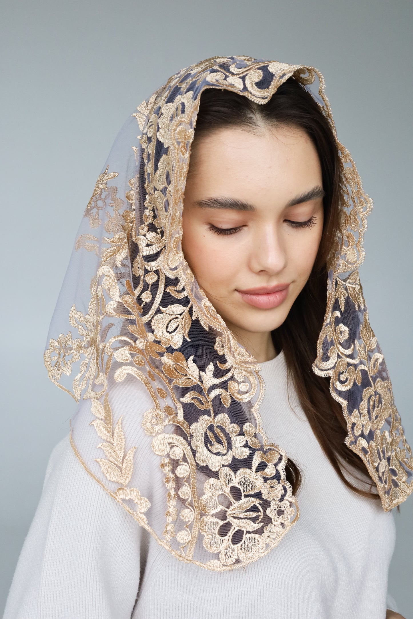 GOLD & PURPLE VEIL - MariaVeils