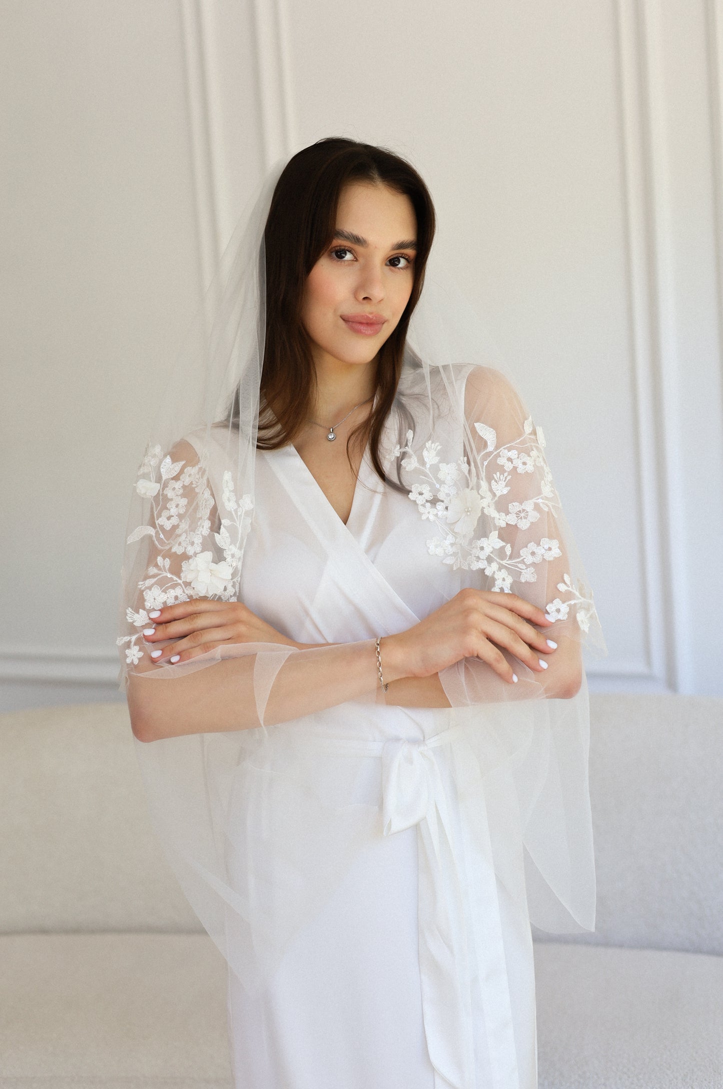DESTINY FLORAL VEIL - MariaVeils