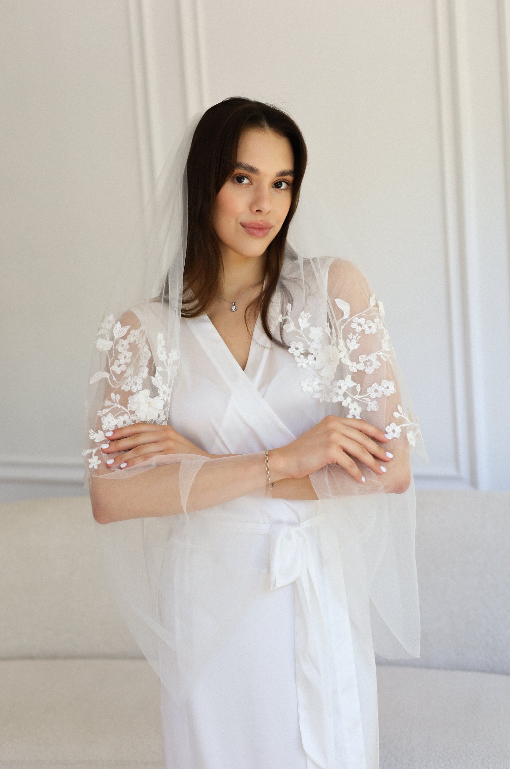 DESTINY FLORAL VEIL - MariaVeils