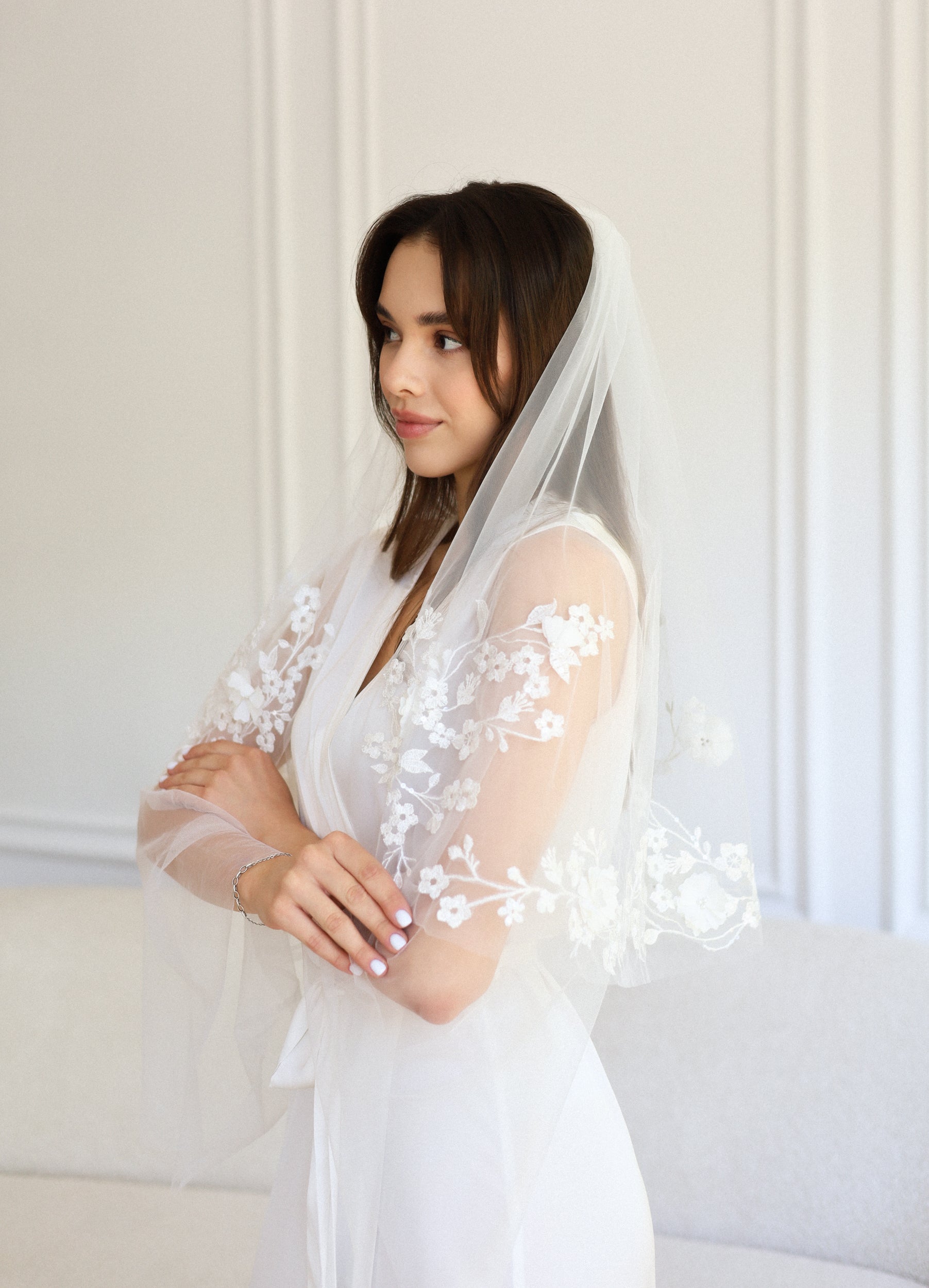 DESTINY FLORAL VEIL - MariaVeils