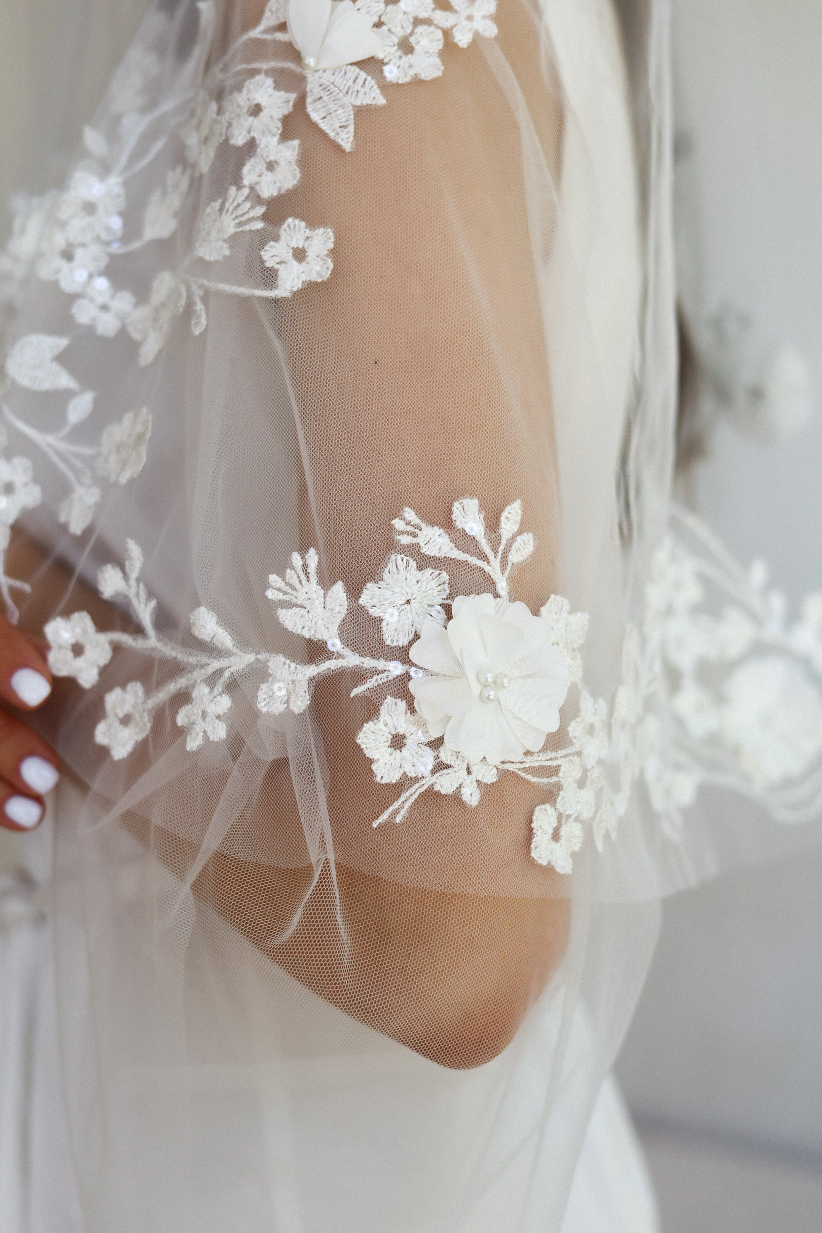 DESTINY FLORAL VEIL - MariaVeils