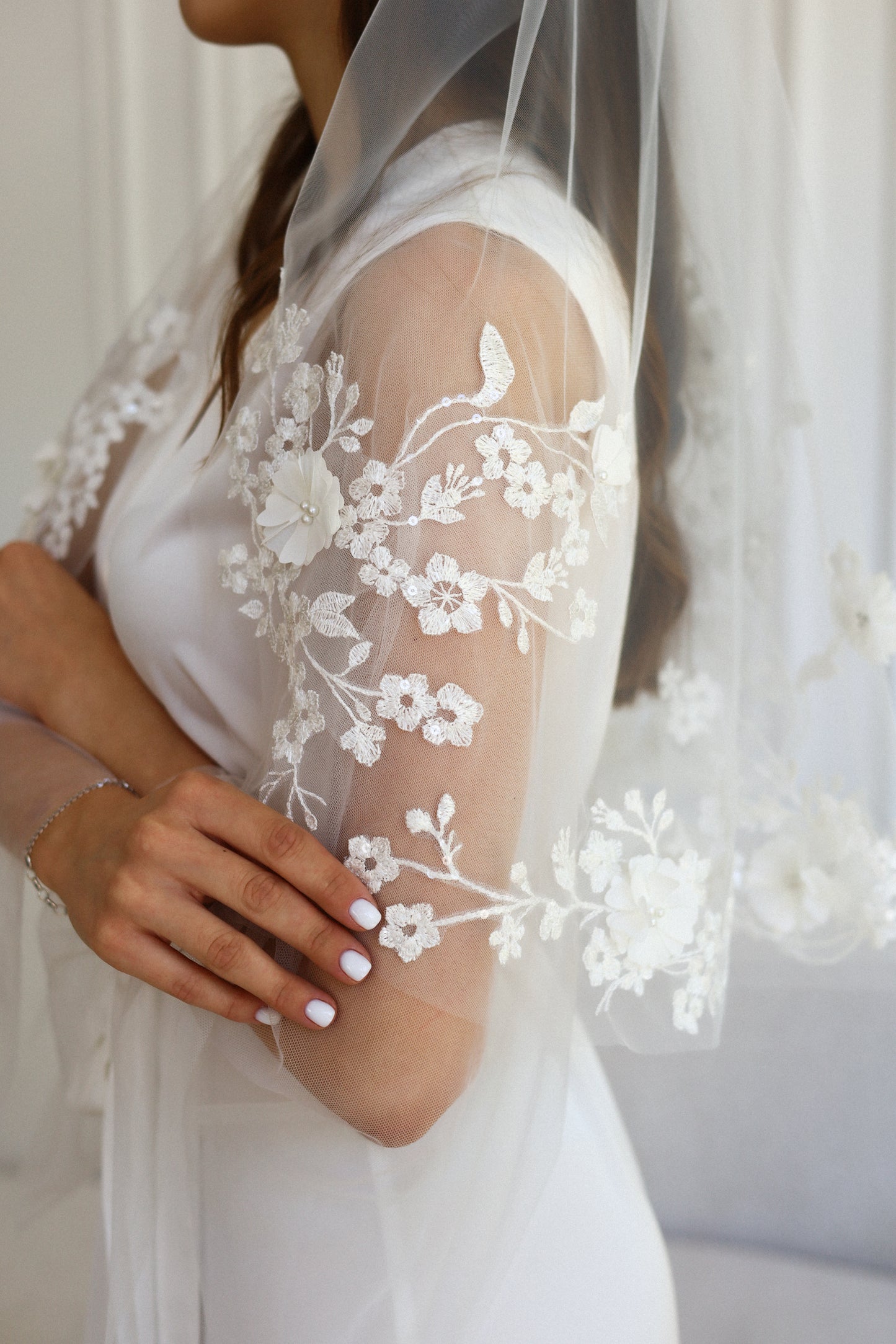 DESTINY FLORAL VEIL - MariaVeils