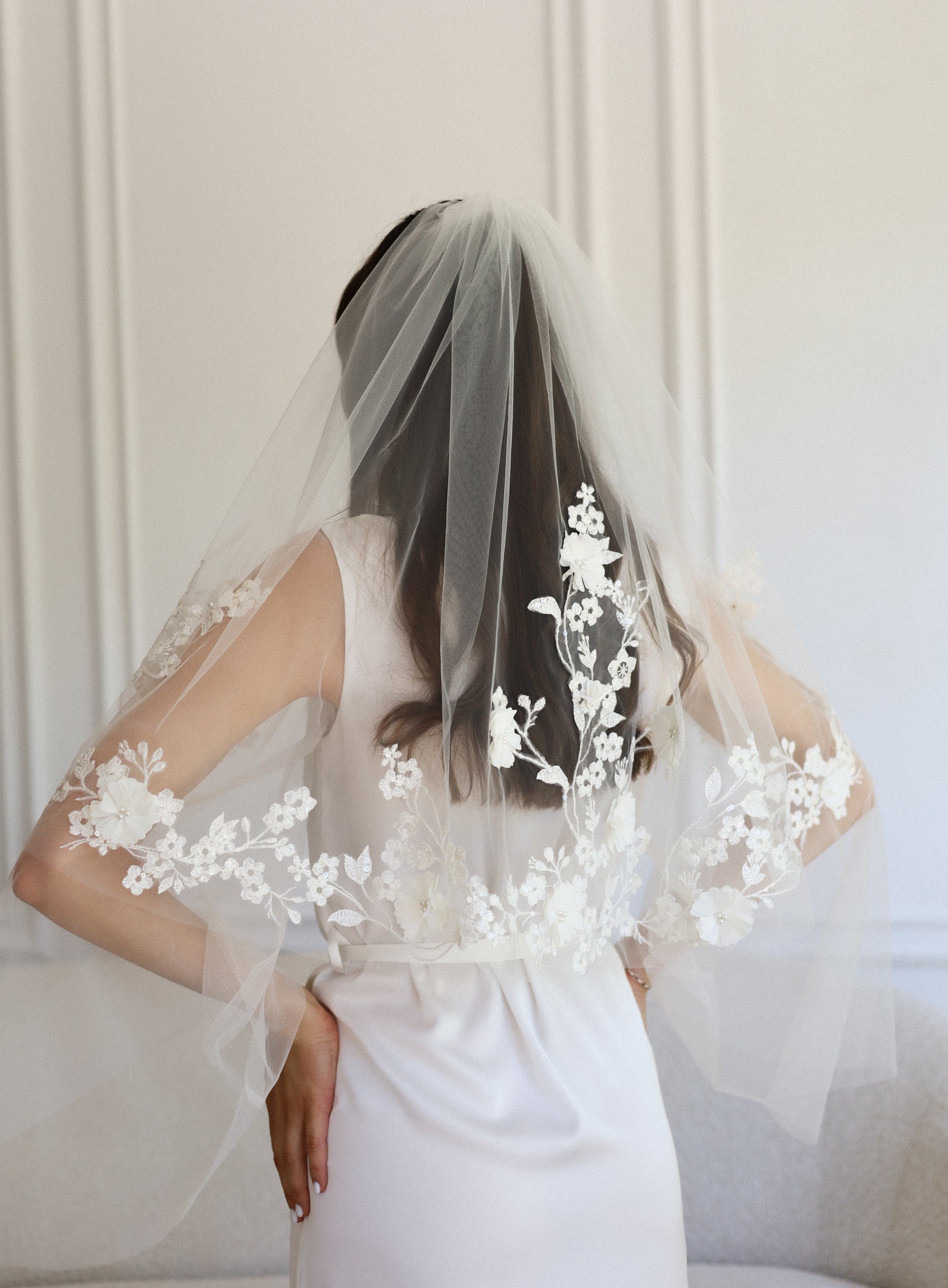 DESTINY FLORAL VEIL - MariaVeils