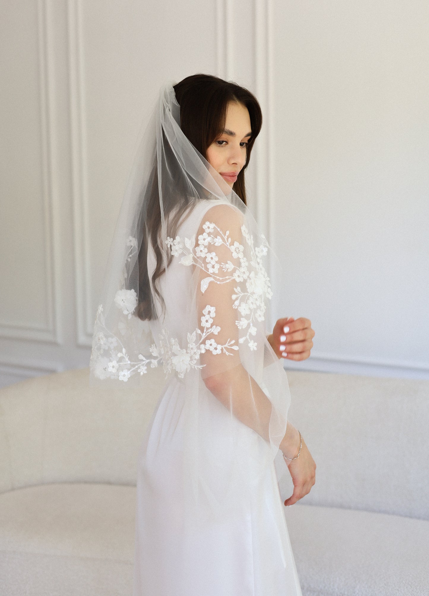 DESTINY FLORAL VEIL - MariaVeils