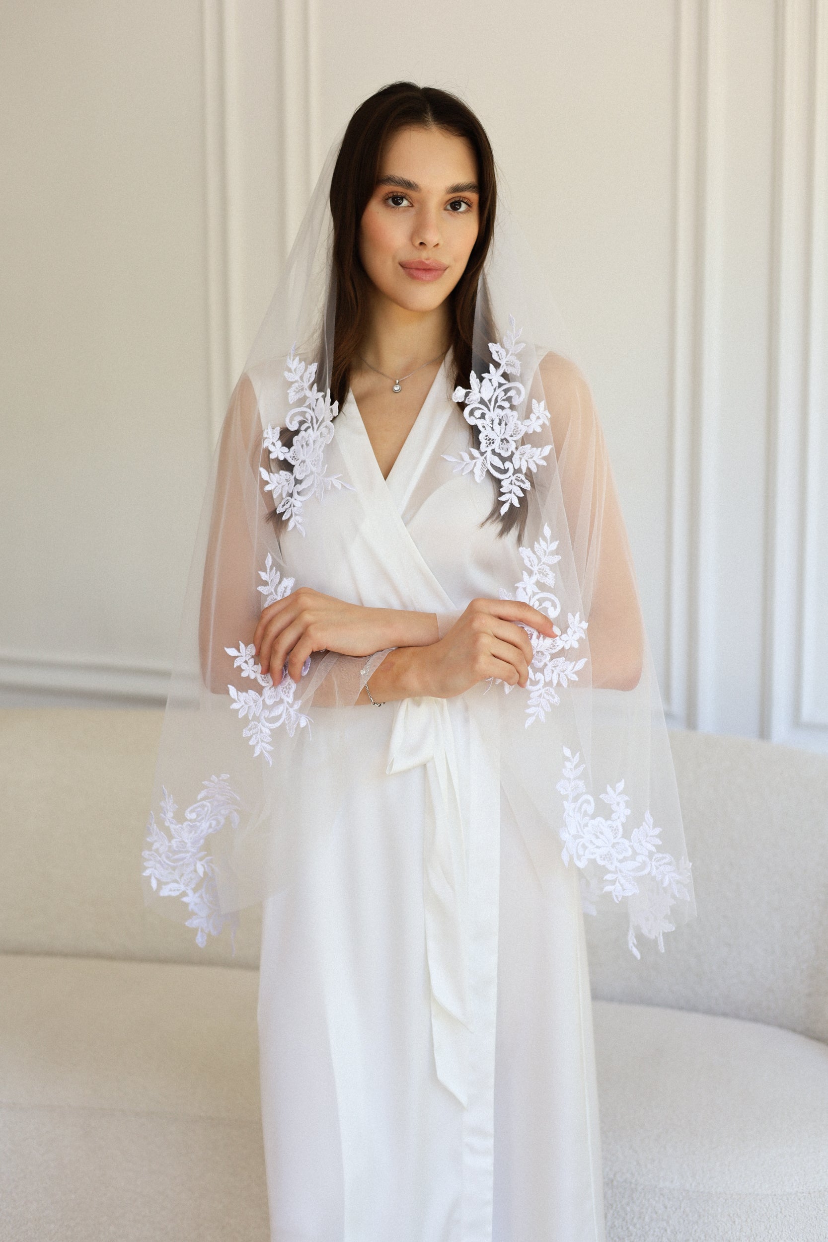 HANNAH WEDDING VEIL - MariaVeils