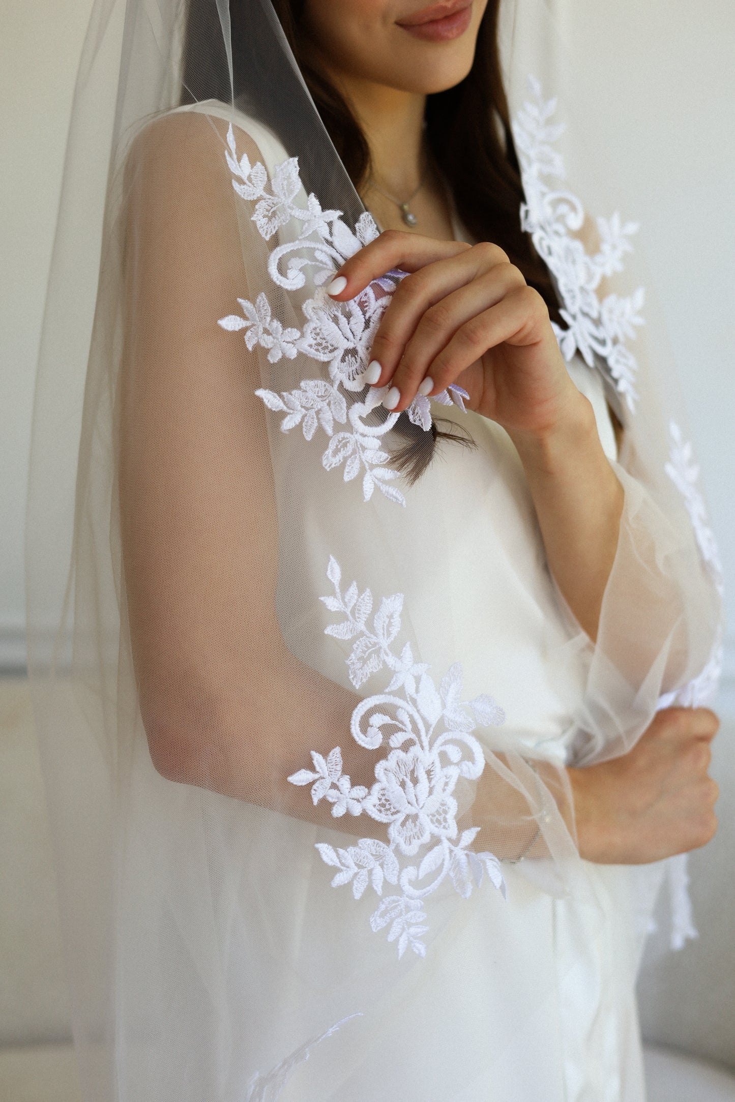 HANNAH WEDDING VEIL - MariaVeils