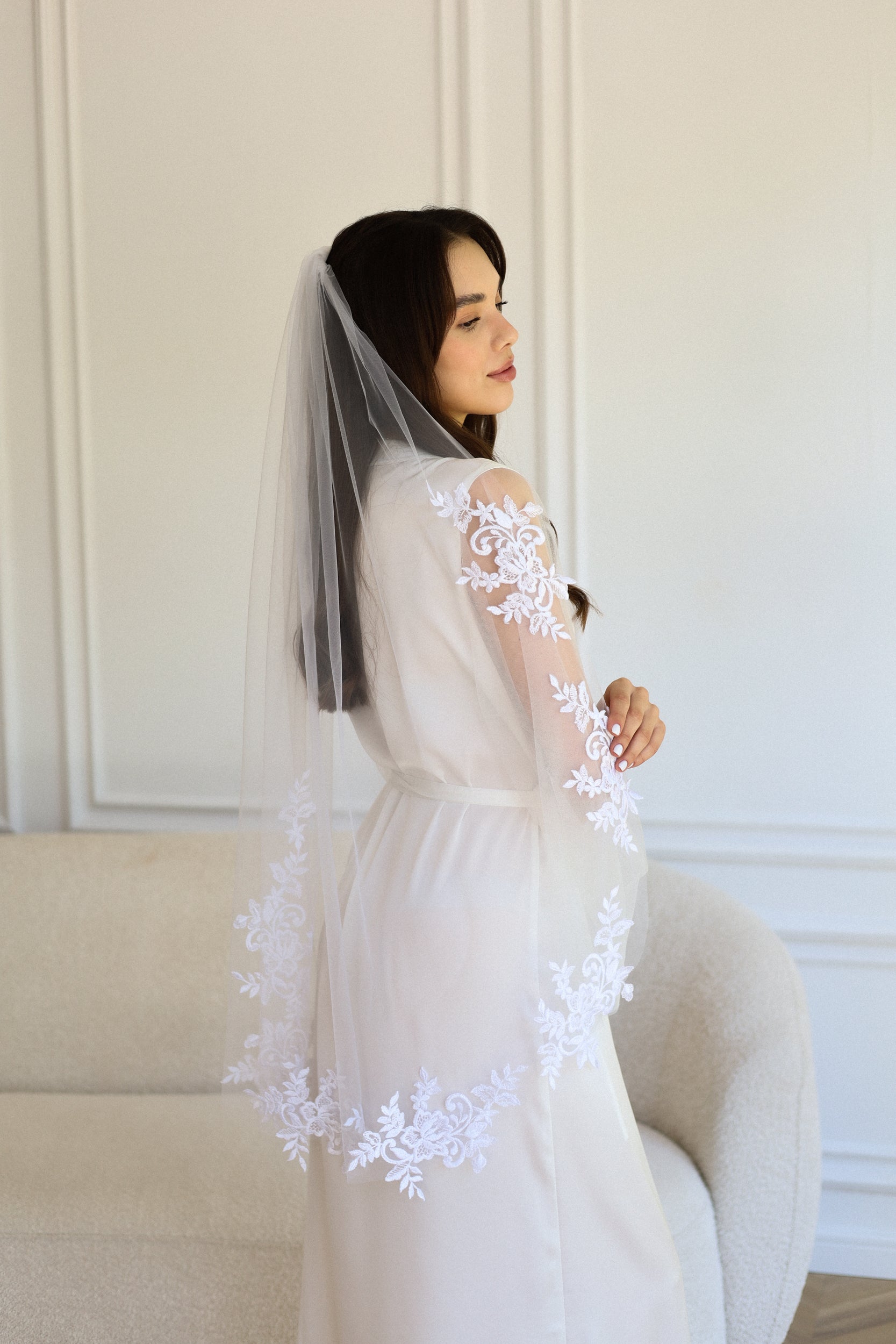 HANNAH WEDDING VEIL - MariaVeils