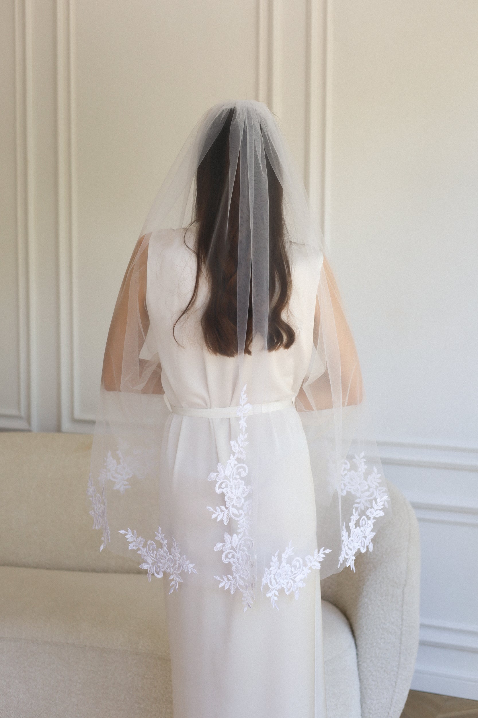HANNAH WEDDING VEIL - MariaVeils