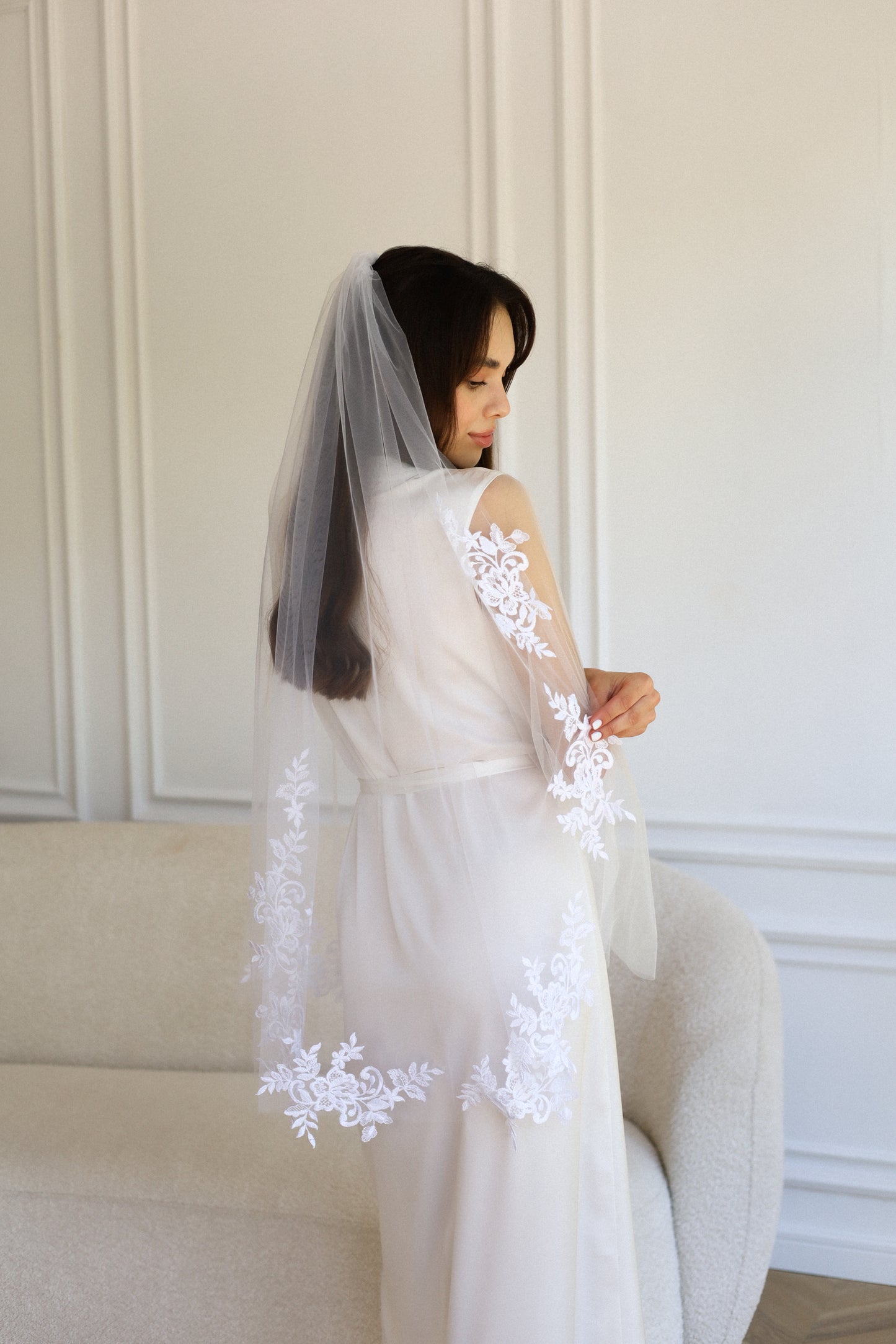 HANNAH WEDDING VEIL - MariaVeils