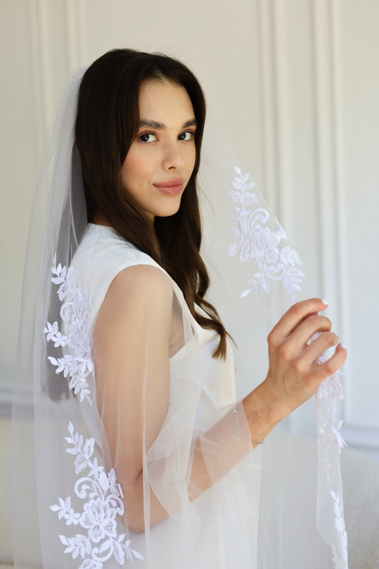 HANNAH WEDDING VEIL - MariaVeils