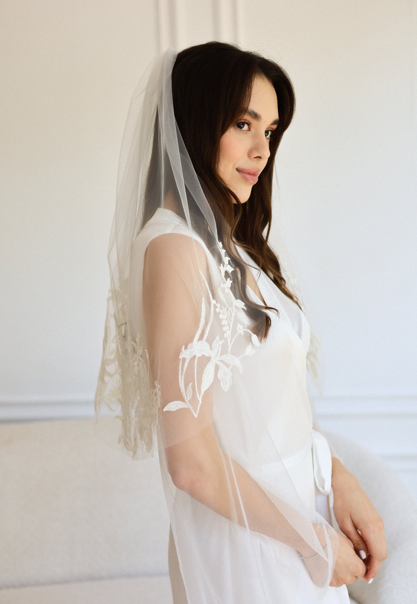 JULIA FLORAL VEIL - MariaVeils