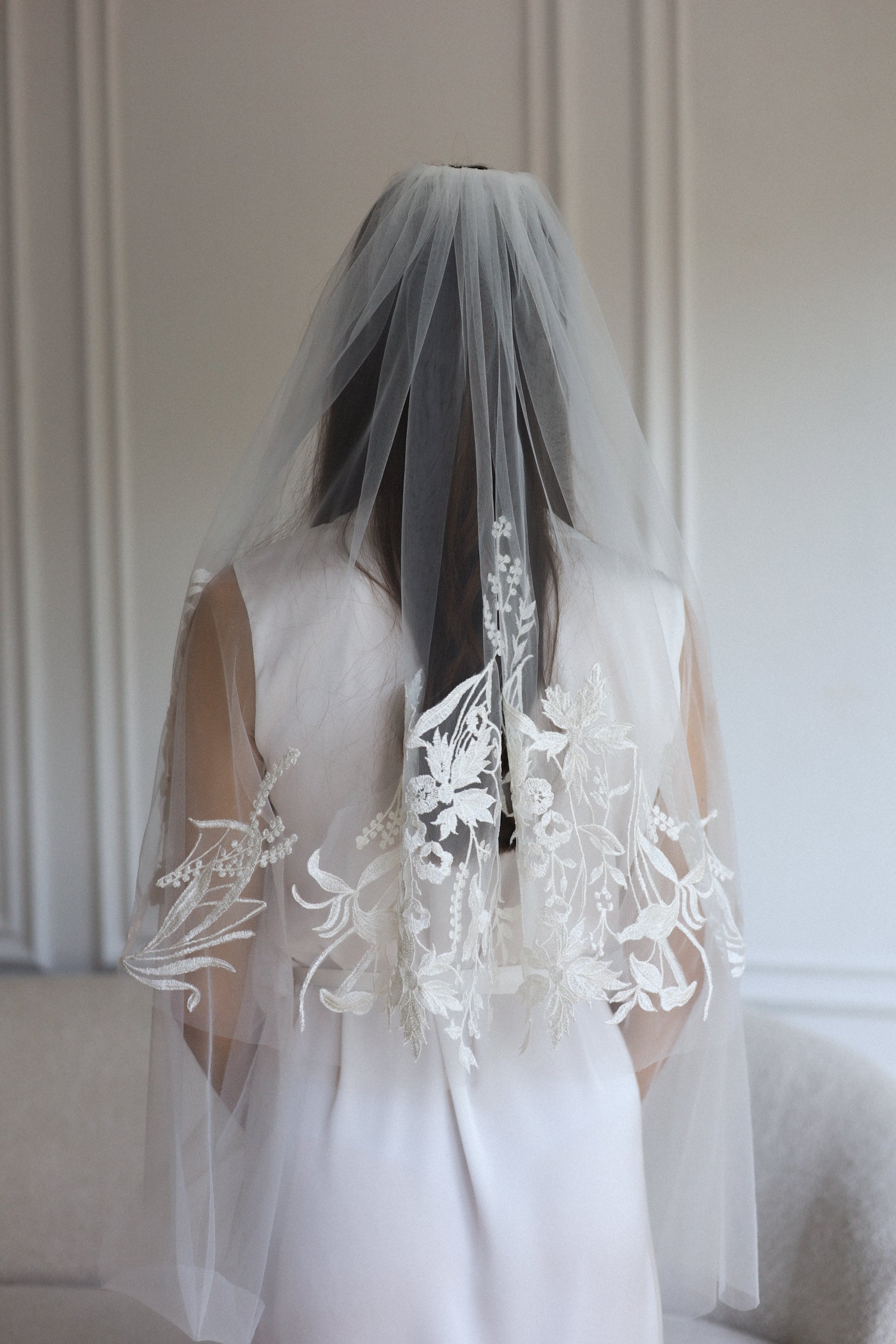 JULIA FLORAL VEIL - MariaVeils