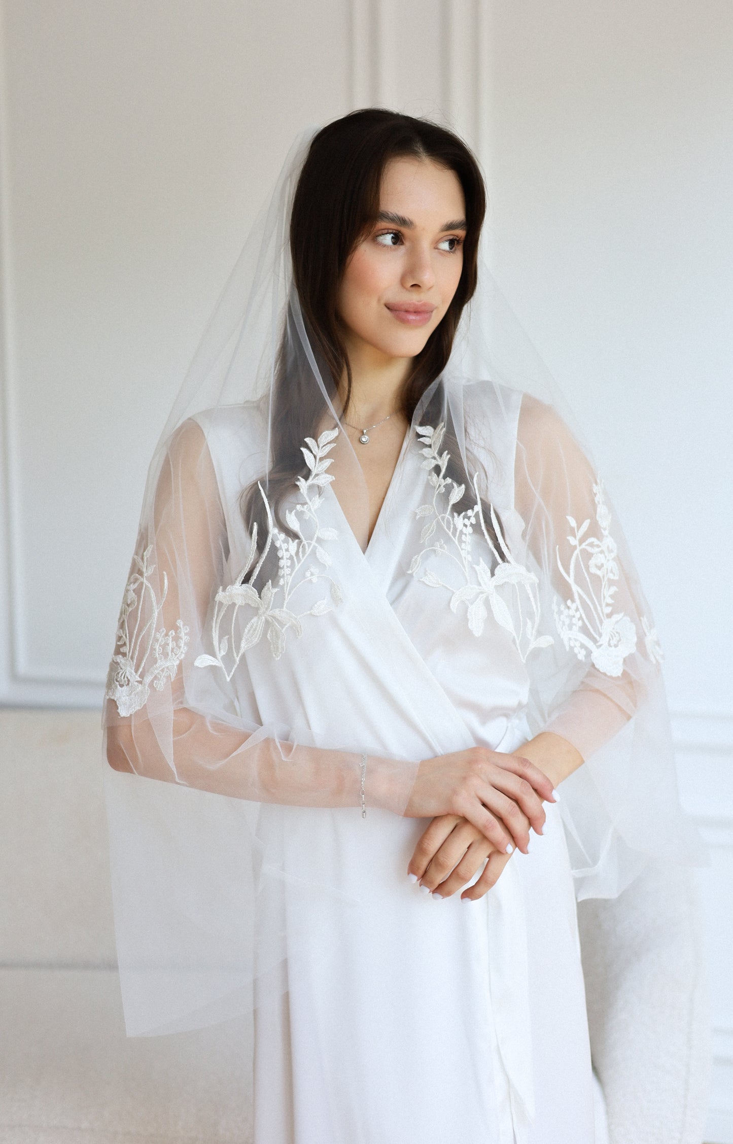 JULIA FLORAL VEIL - MariaVeils