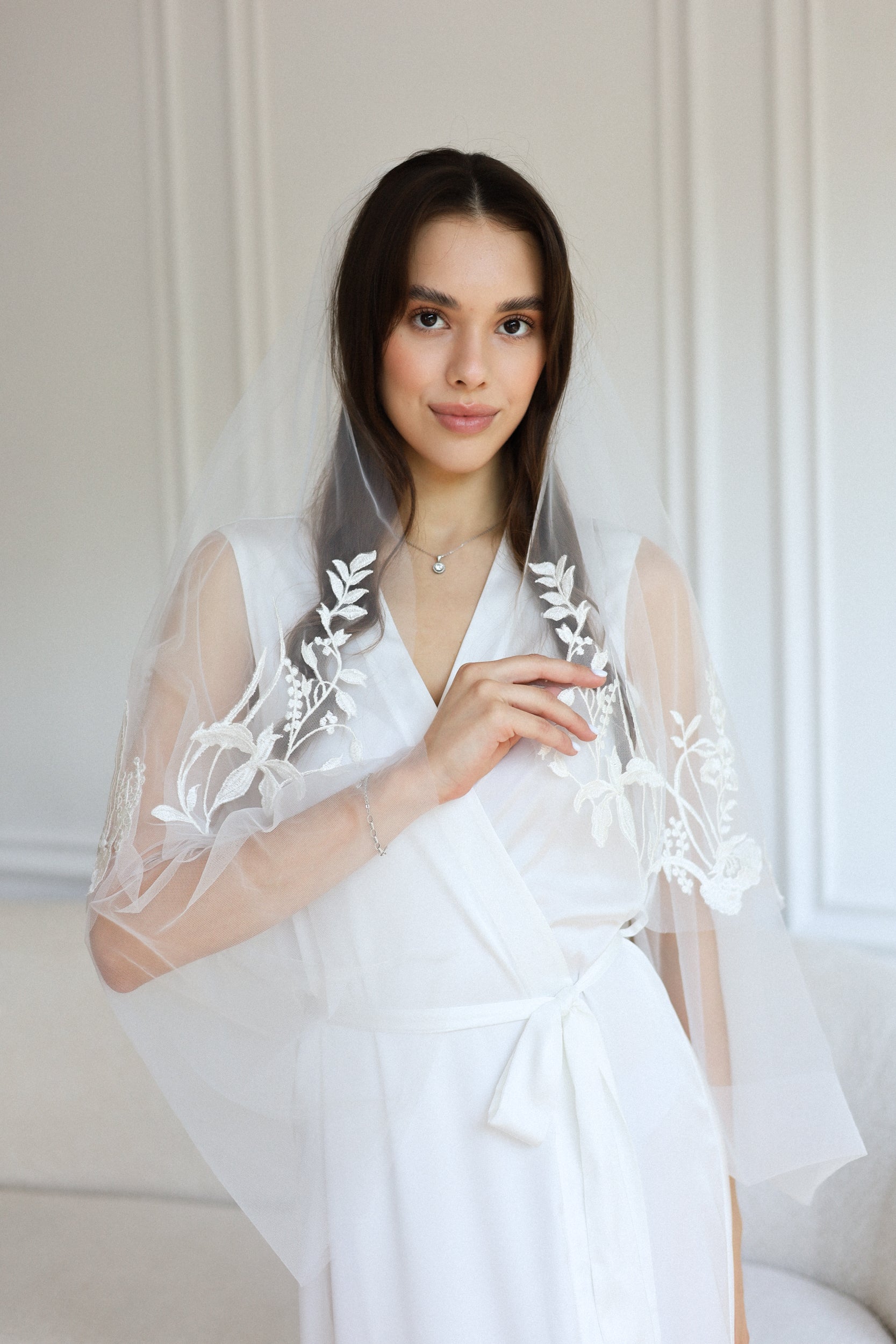 JULIA FLORAL VEIL - MariaVeils