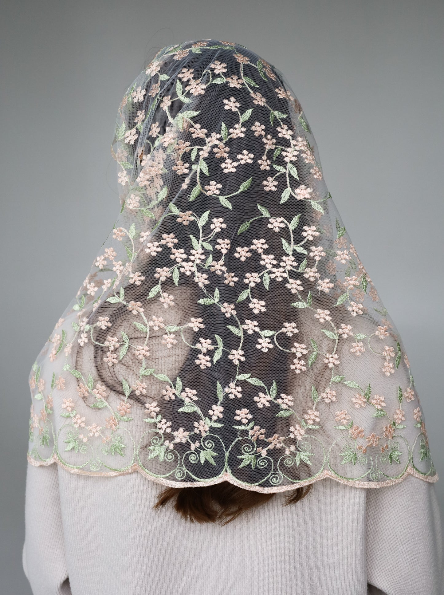 PEACH & PISTACHIO VEIL