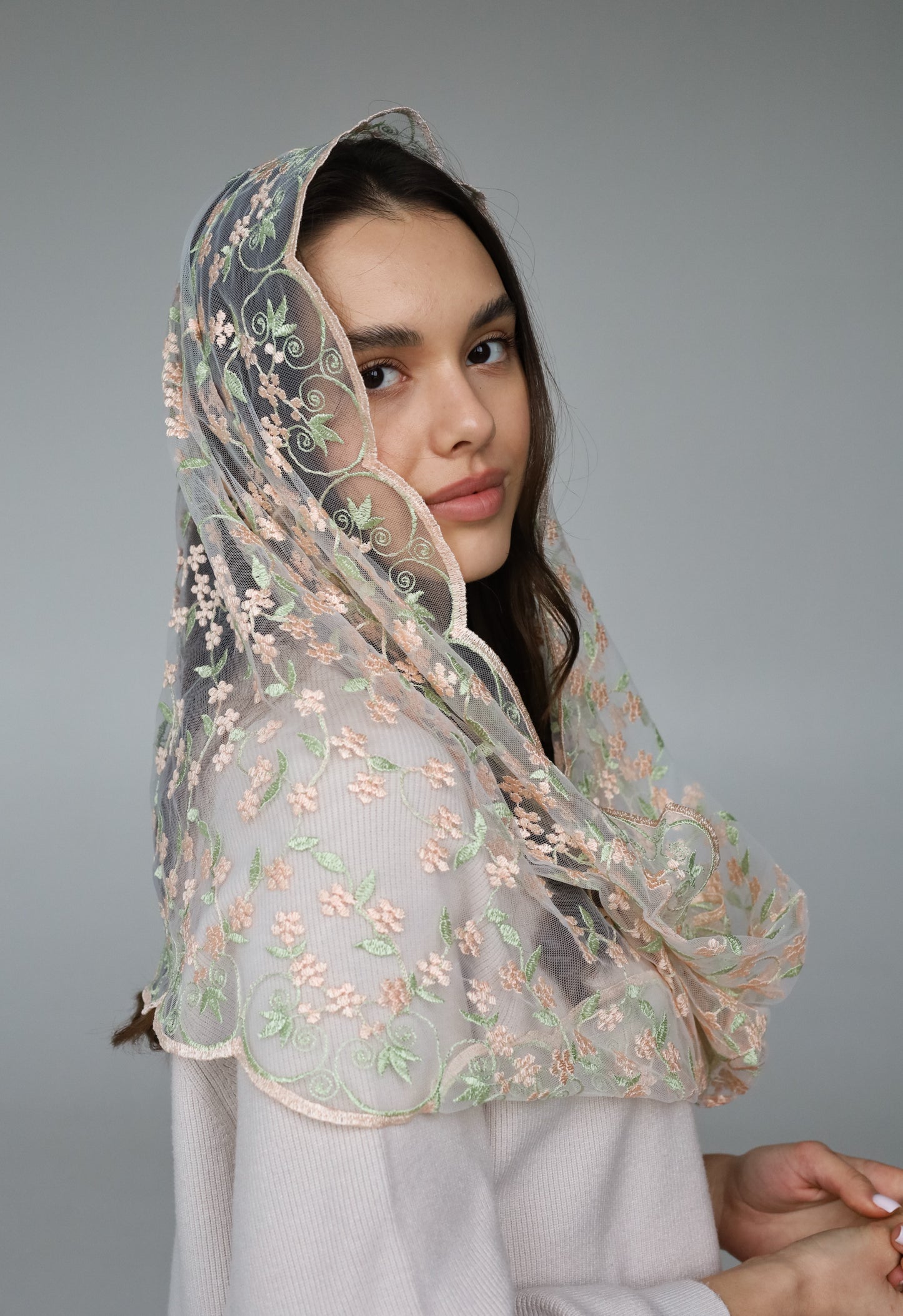 PEACH & PISTACHIO VEIL
