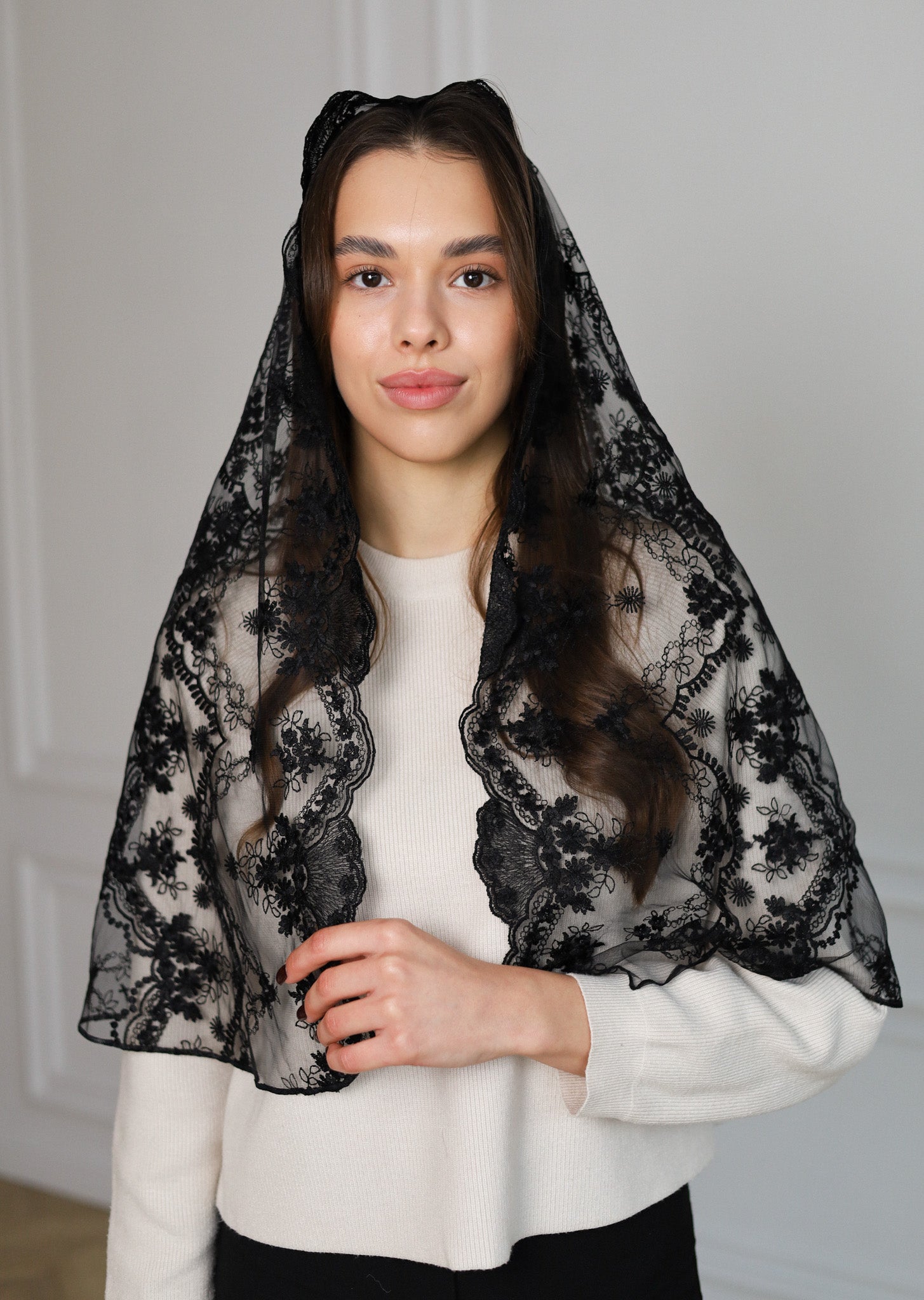 NEW BLACK MANTILLA - MariaVeils