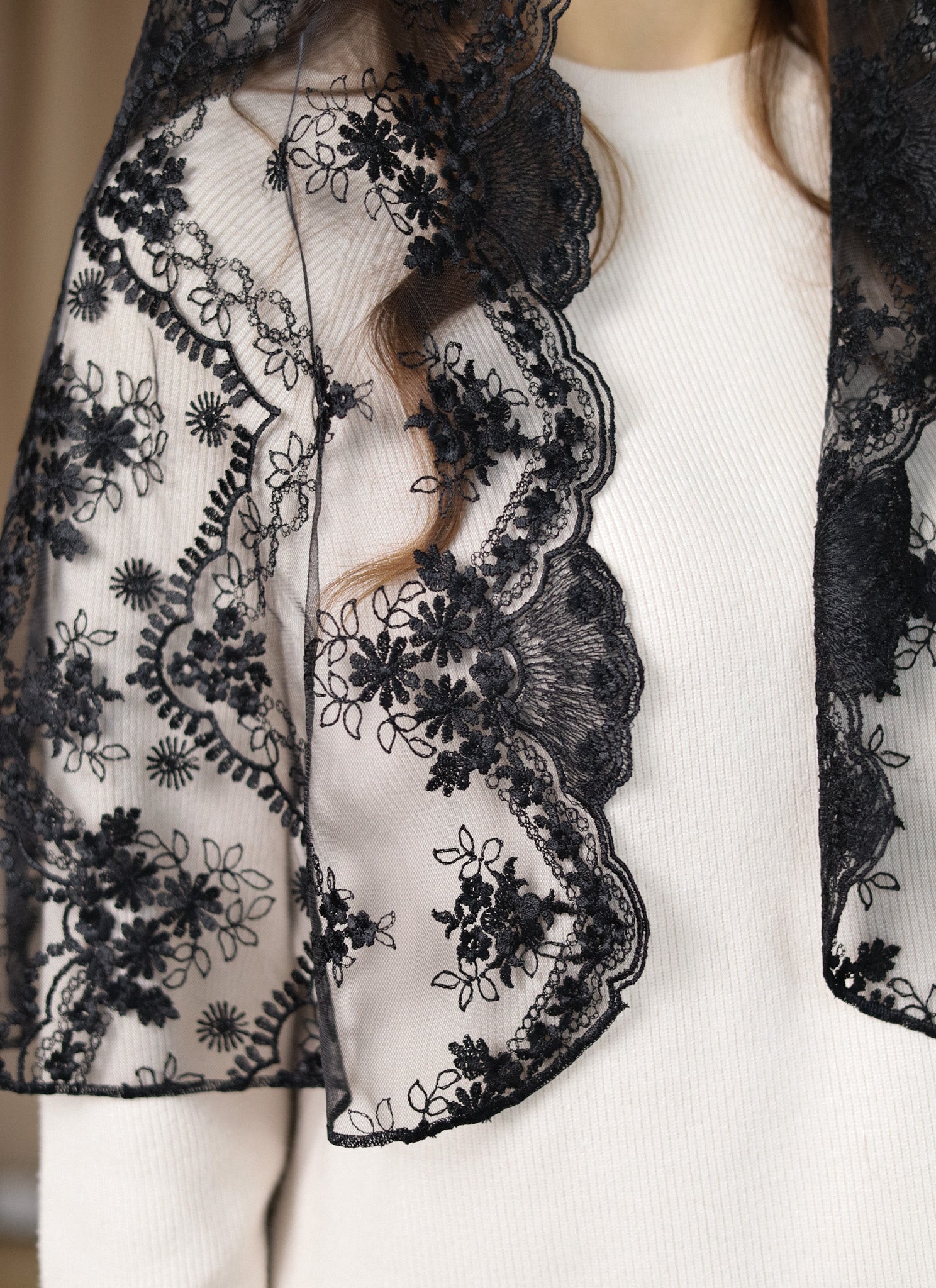NEW BLACK MANTILLA - MariaVeils