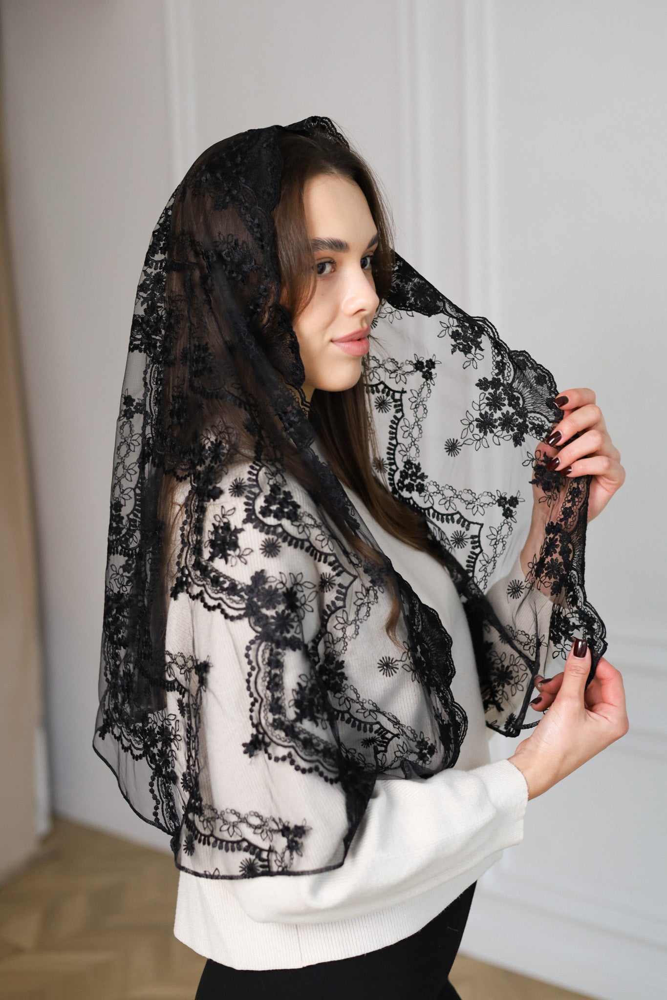 NEW BLACK MANTILLA - MariaVeils