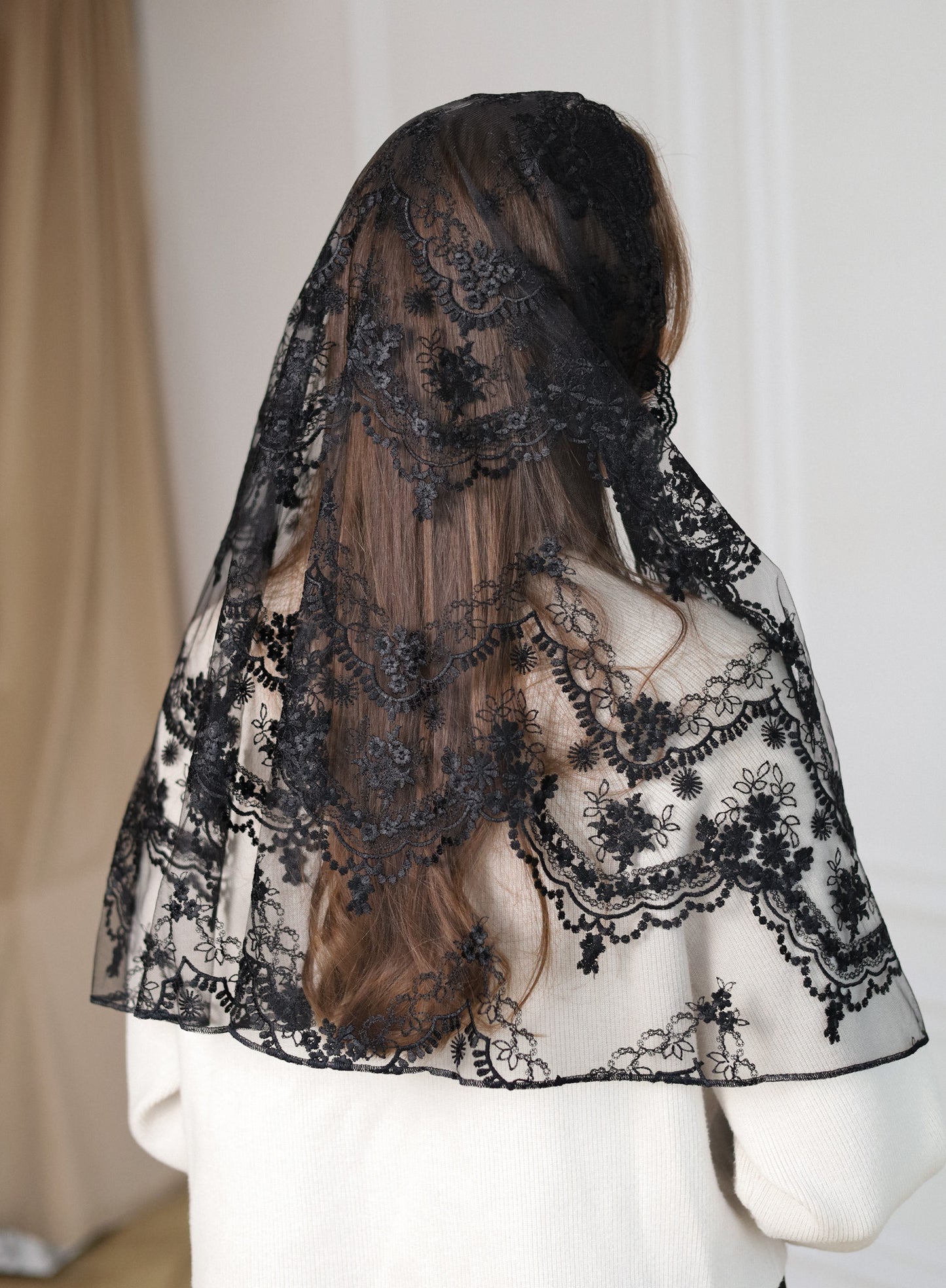 NEW BLACK MANTILLA - MariaVeils