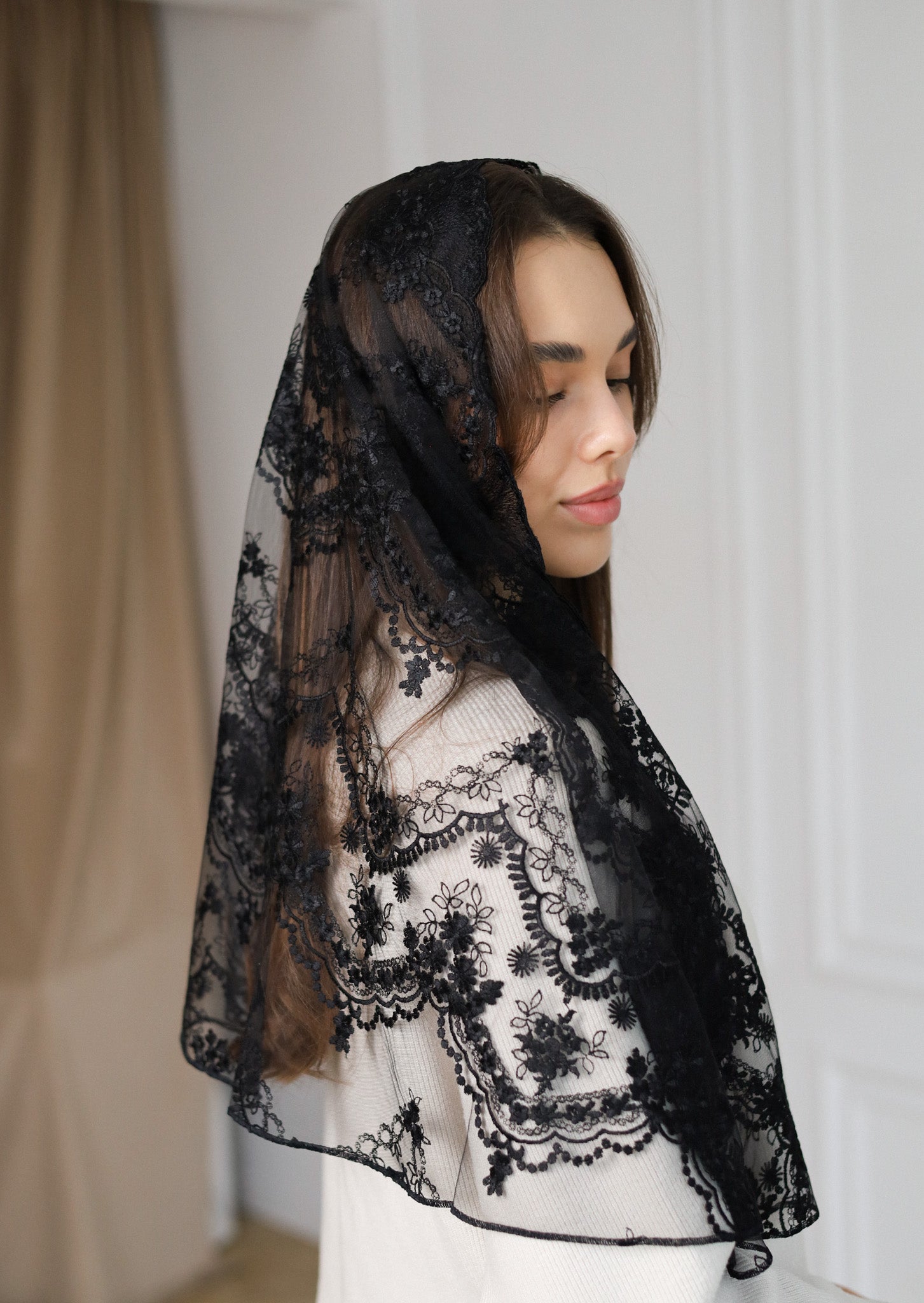 NEW BLACK MANTILLA - MariaVeils