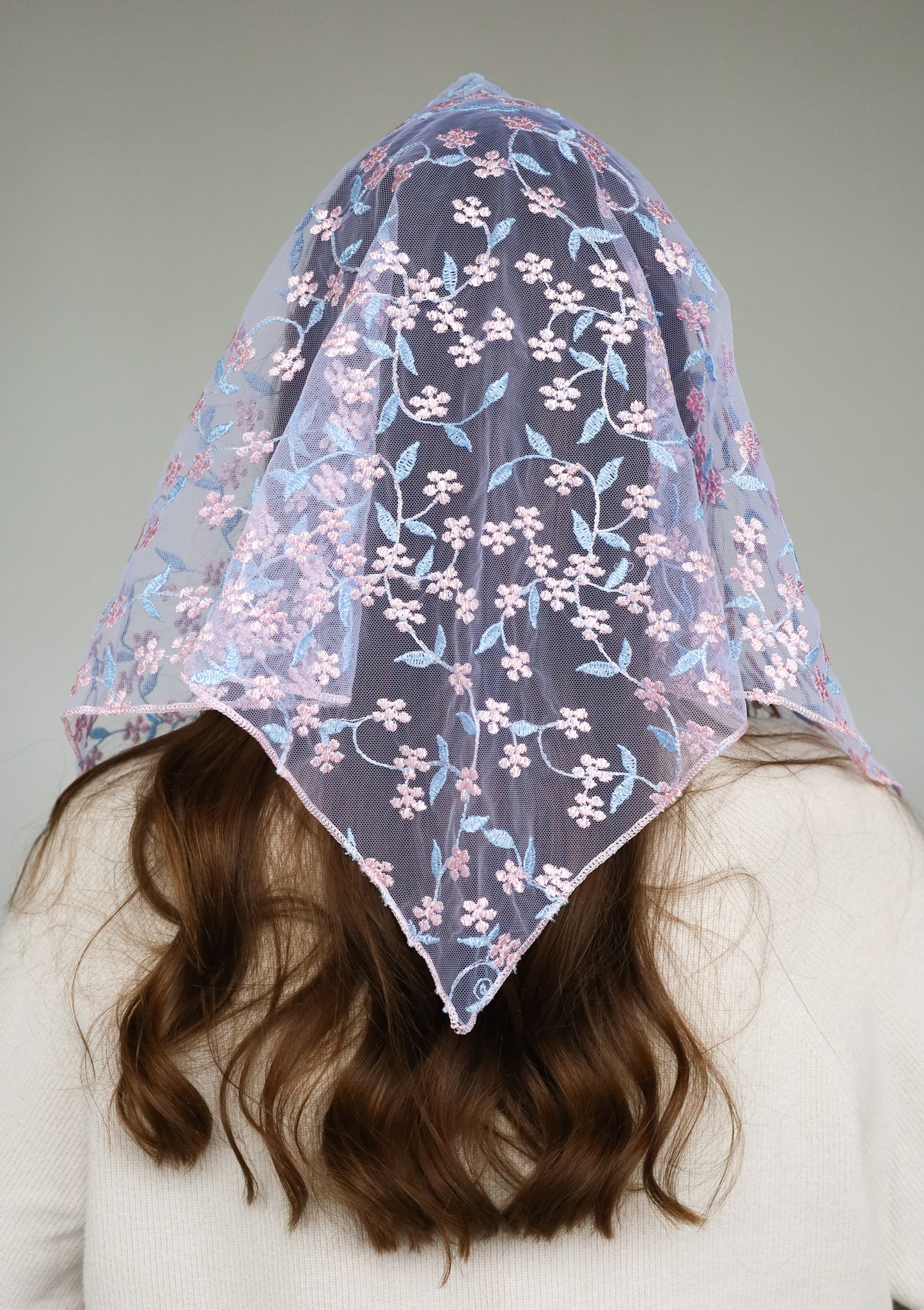 PINK & BLUE VEIL - MariaVeils