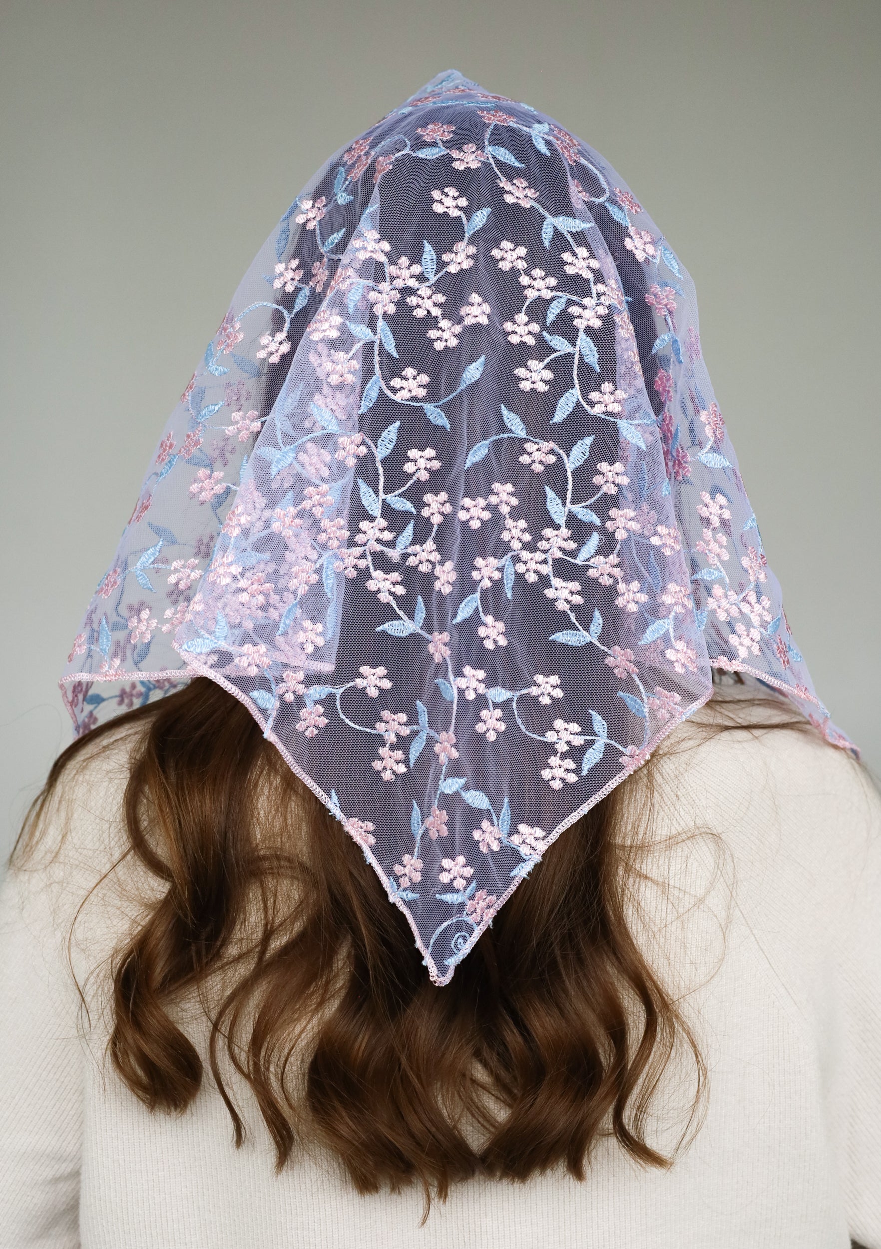 PINK & BLUE VEIL - MariaVeils
