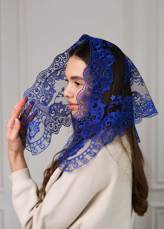 SHORT TRIANGLE VEIL - MariaVeils