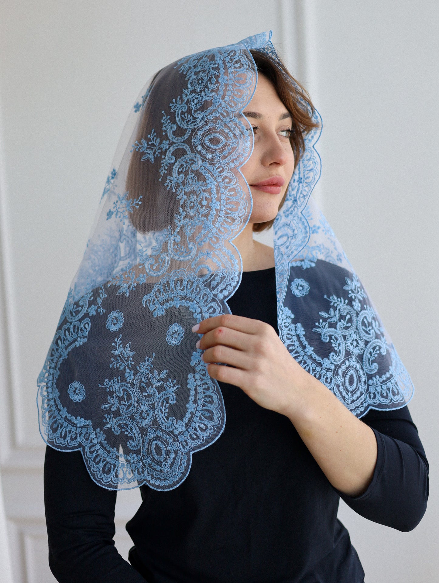 LIGHT BLUE NEW VEIL - MariaVeils