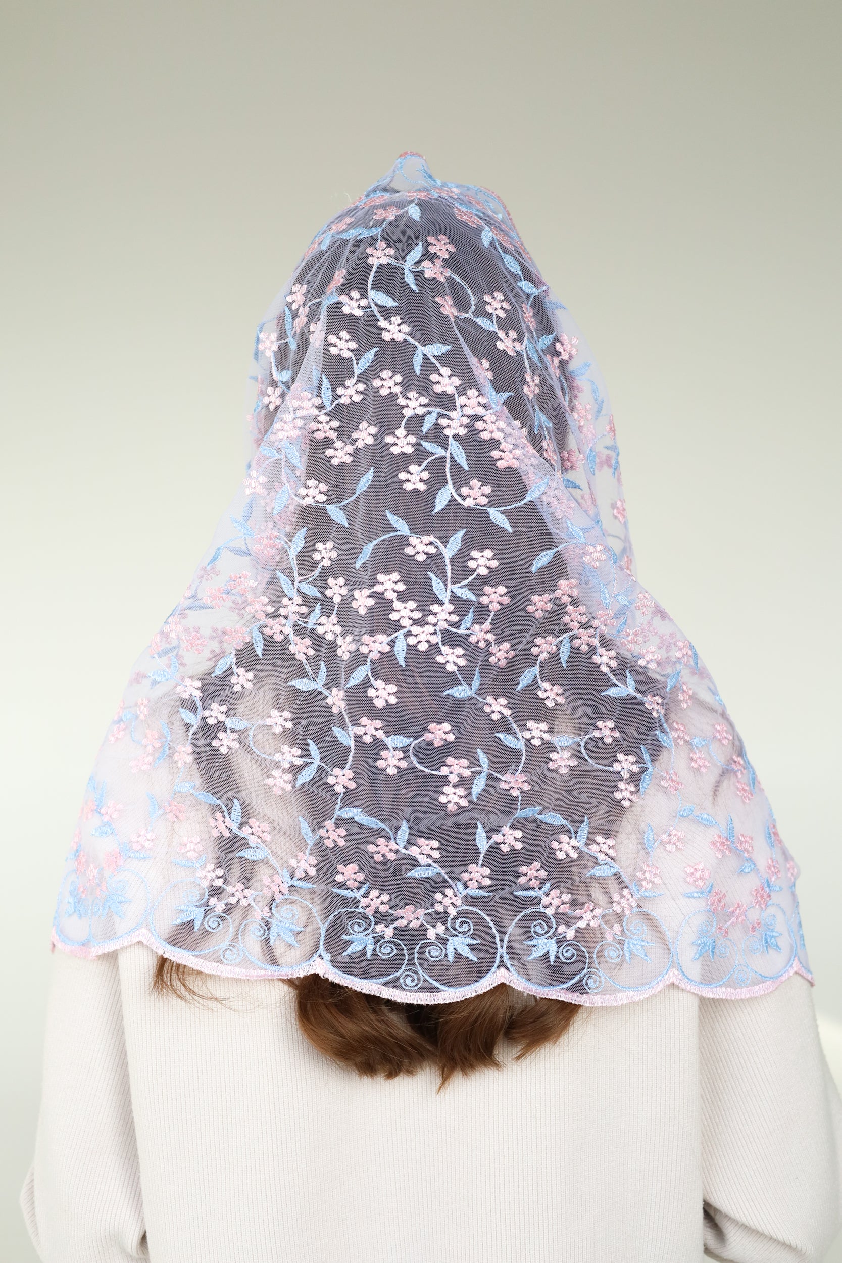 PINK & BLUE INFINITY VEIL - MariaVeils