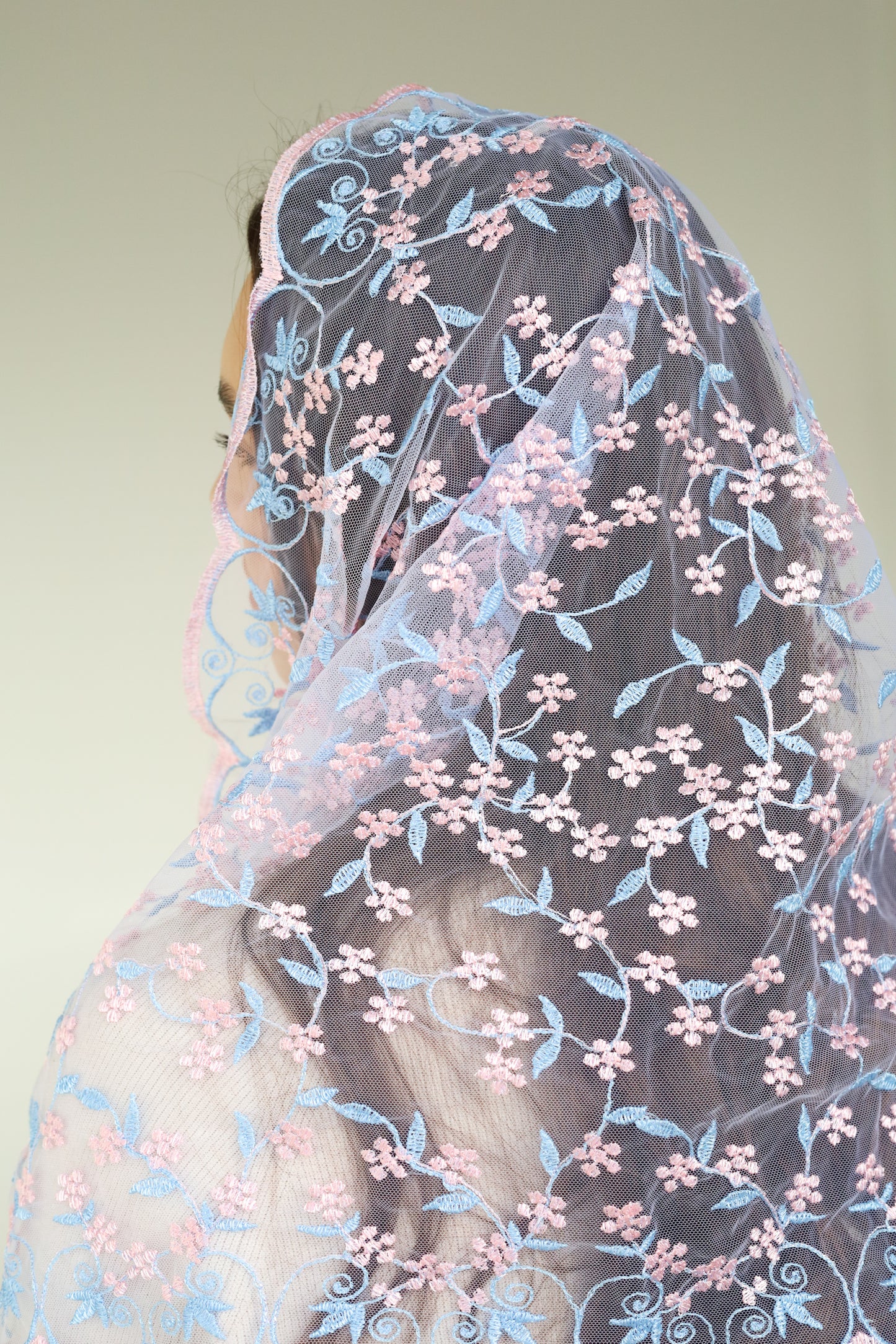 PINK & BLUE INFINITY VEIL - MariaVeils