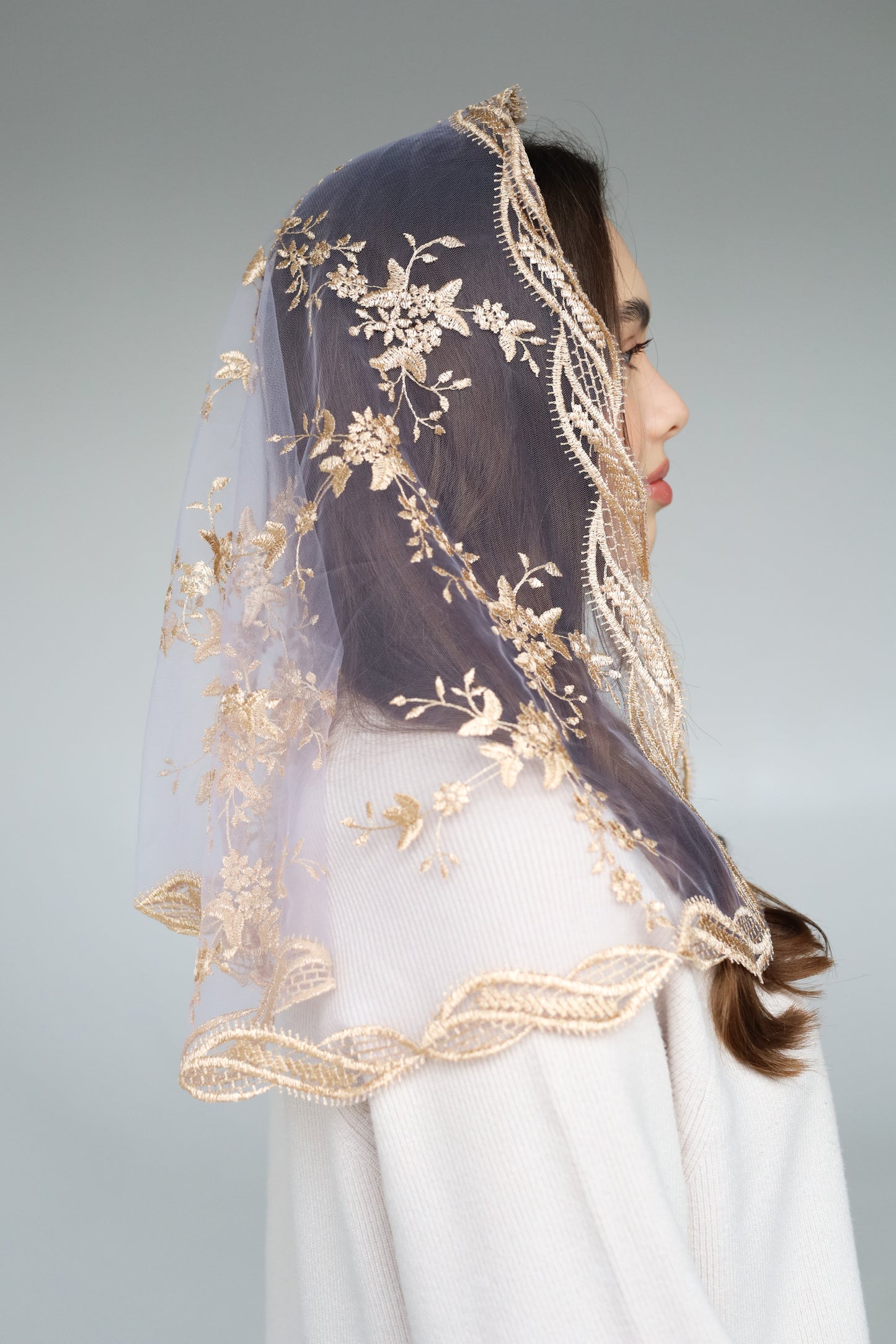 GOLD & PURPLE VEIL - MariaVeils