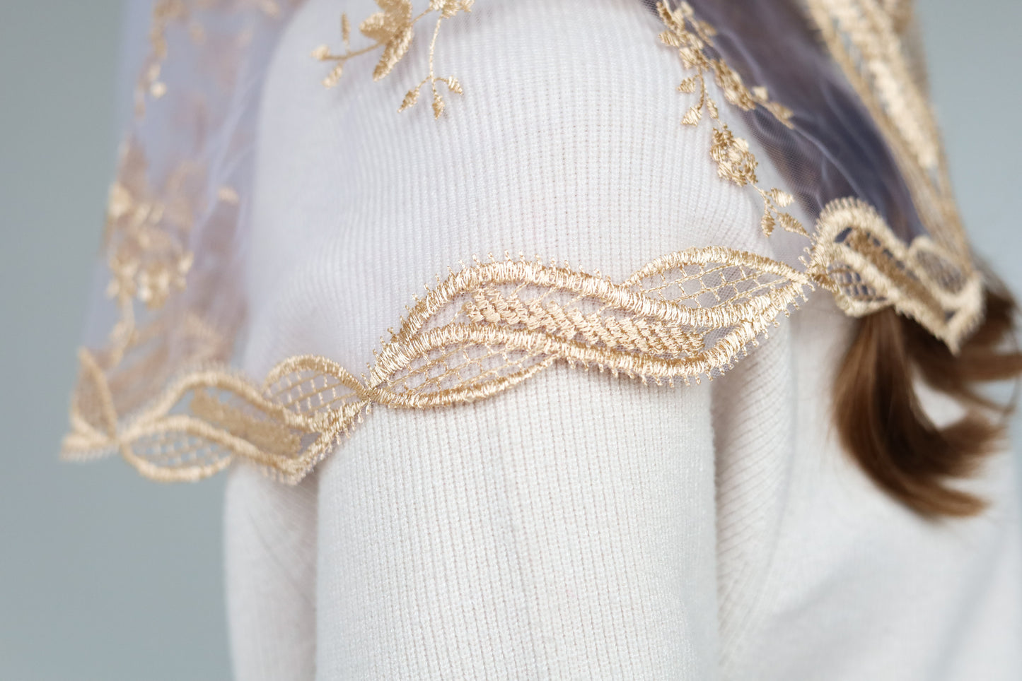 GOLD & PURPLE VEIL - MariaVeils