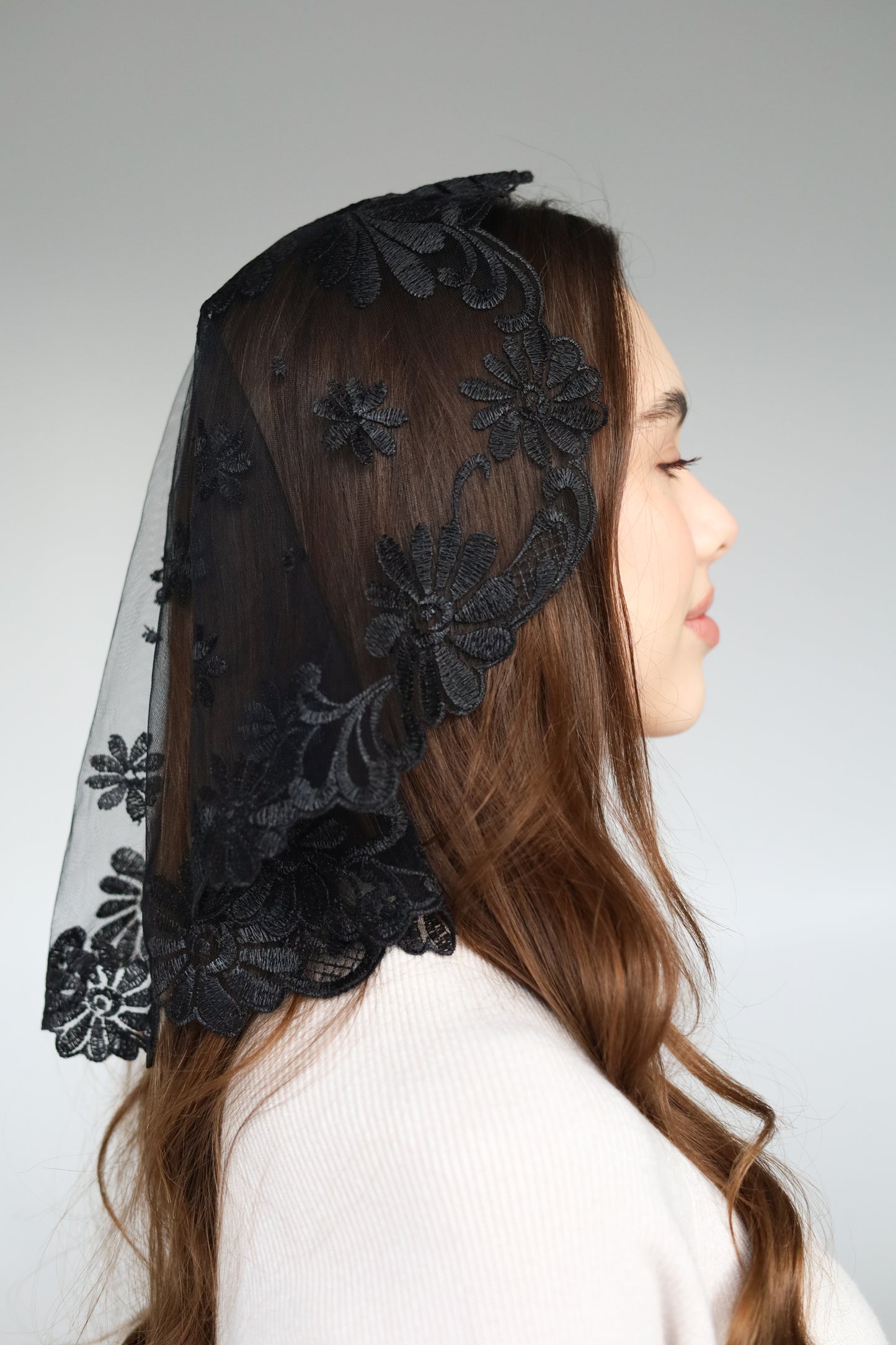 SHORT BLACK VEIL