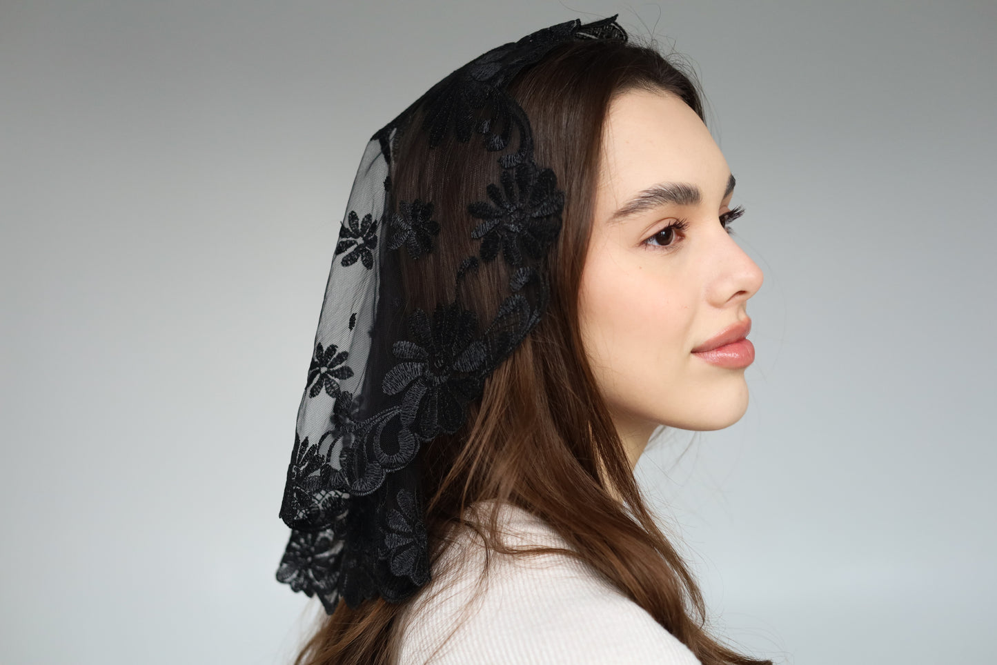 SHORT BLACK VEIL