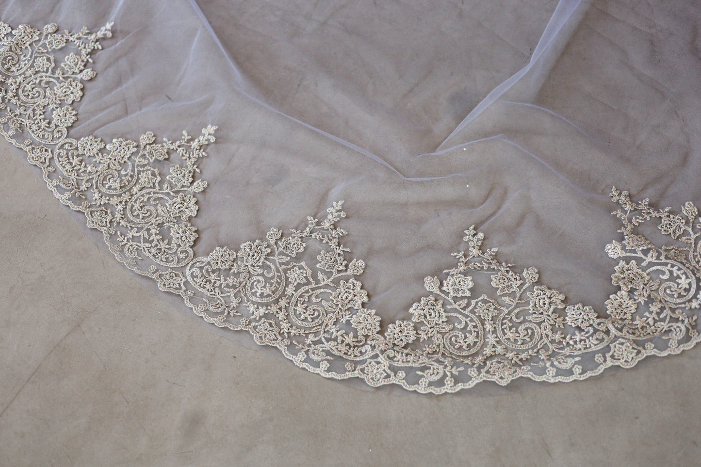 BEATRICE WEDDING VEIL - MariaVeils