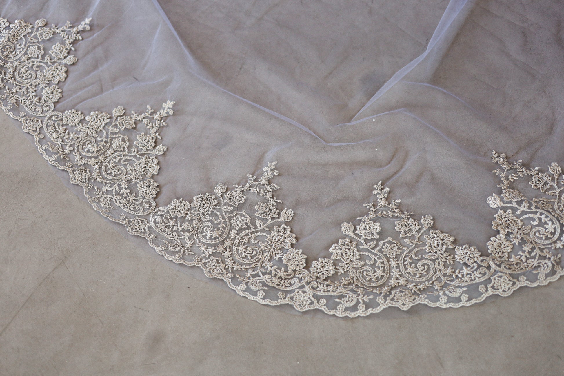 BEATRICE WEDDING VEIL - MariaVeils