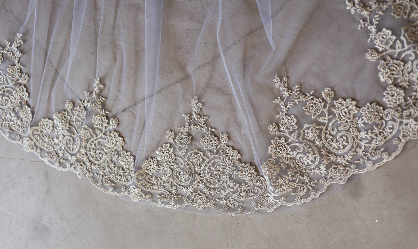 BEATRICE WEDDING VEIL - MariaVeils