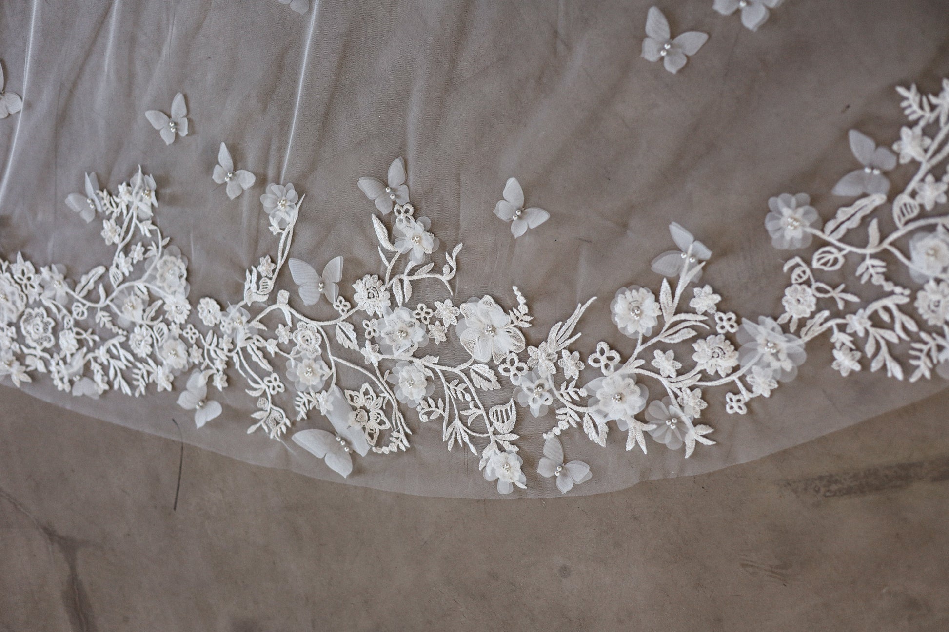 CECILIA WEDDING VEIL - MariaVeils