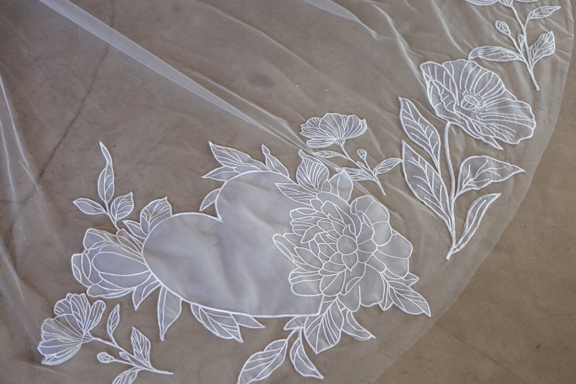 DAPHNE WEDDING VEIL - MariaVeils