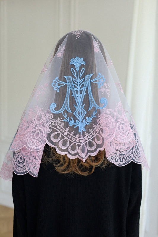 PINK SHORT VEIL - MariaVeils