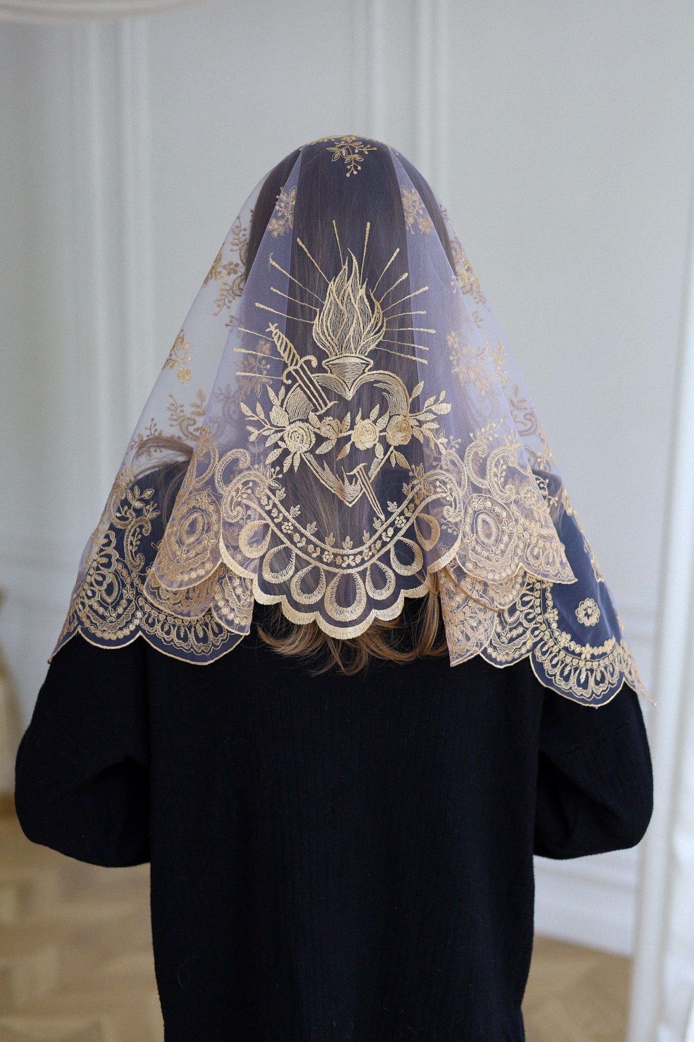 GOLD & PURPLE VEIL