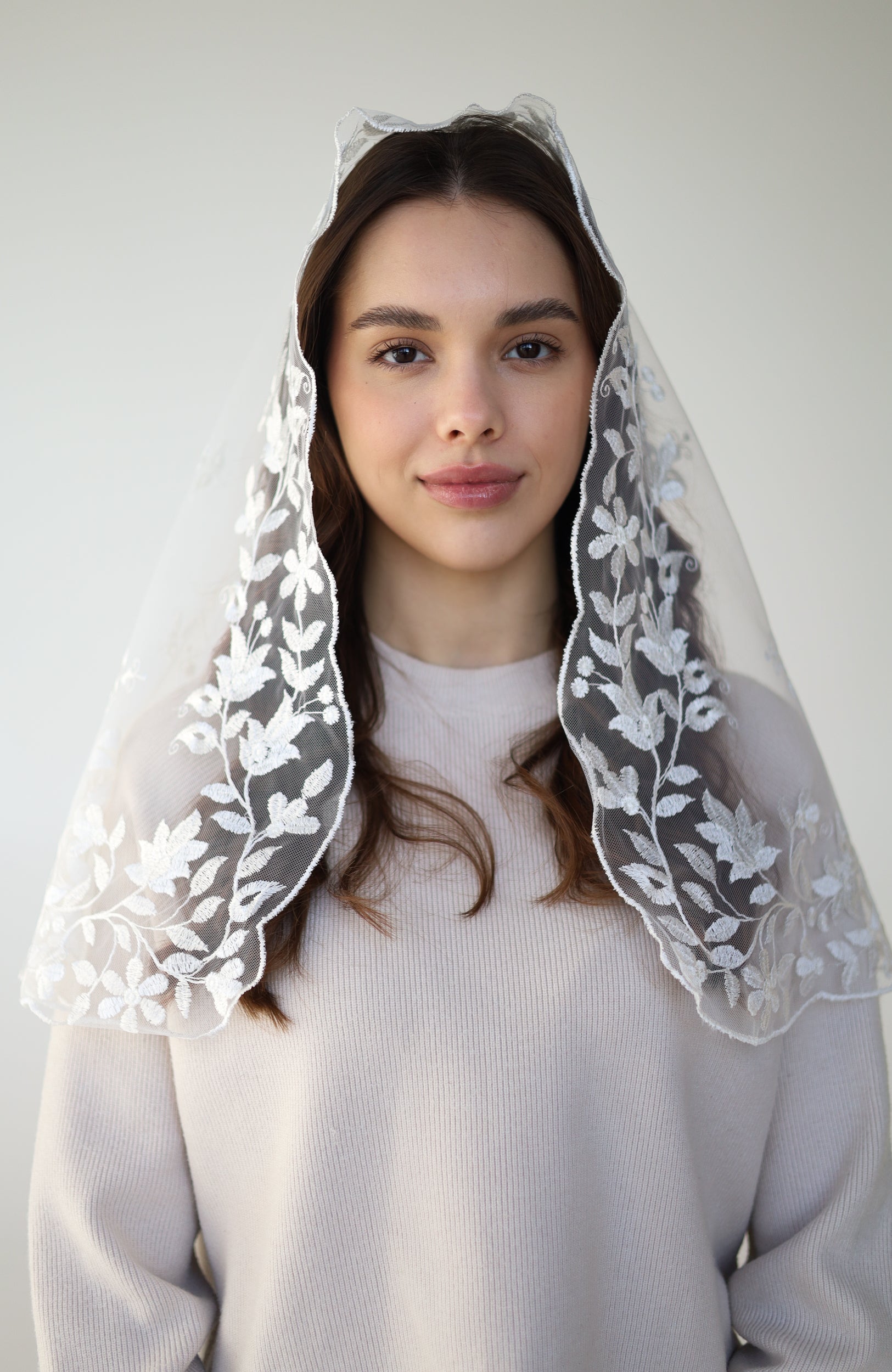 LONG IVORY VEIL - MariaVeils
