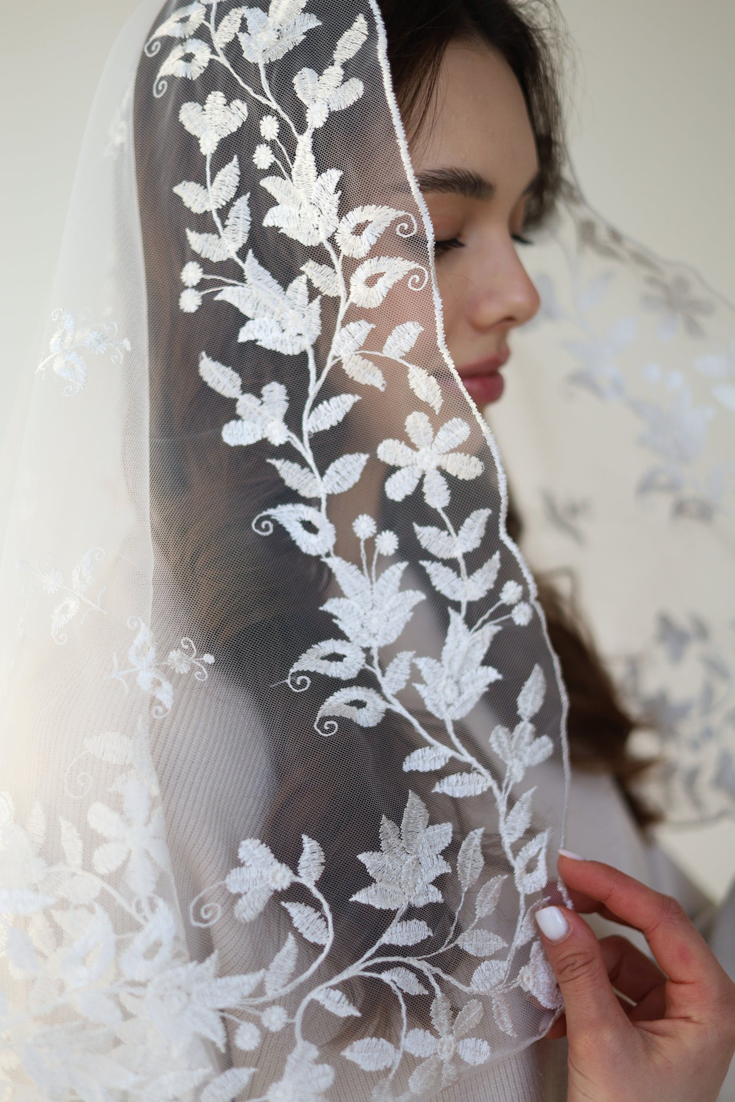 LONG IVORY VEIL - MariaVeils