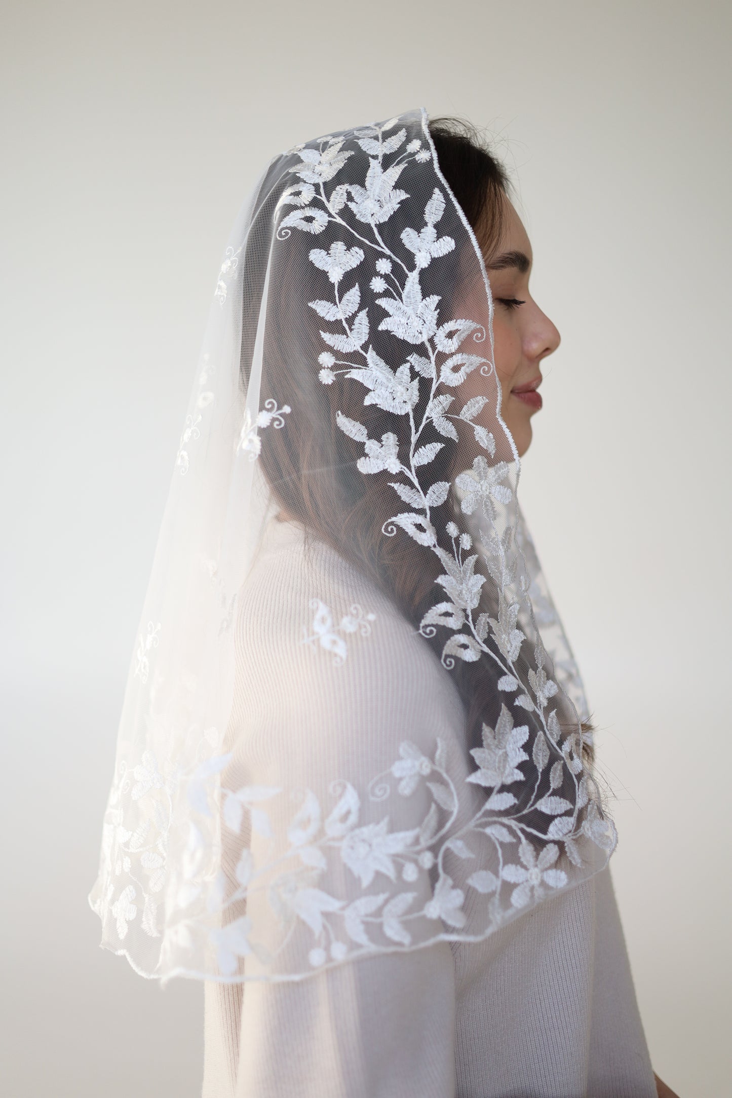 LONG IVORY VEIL - MariaVeils