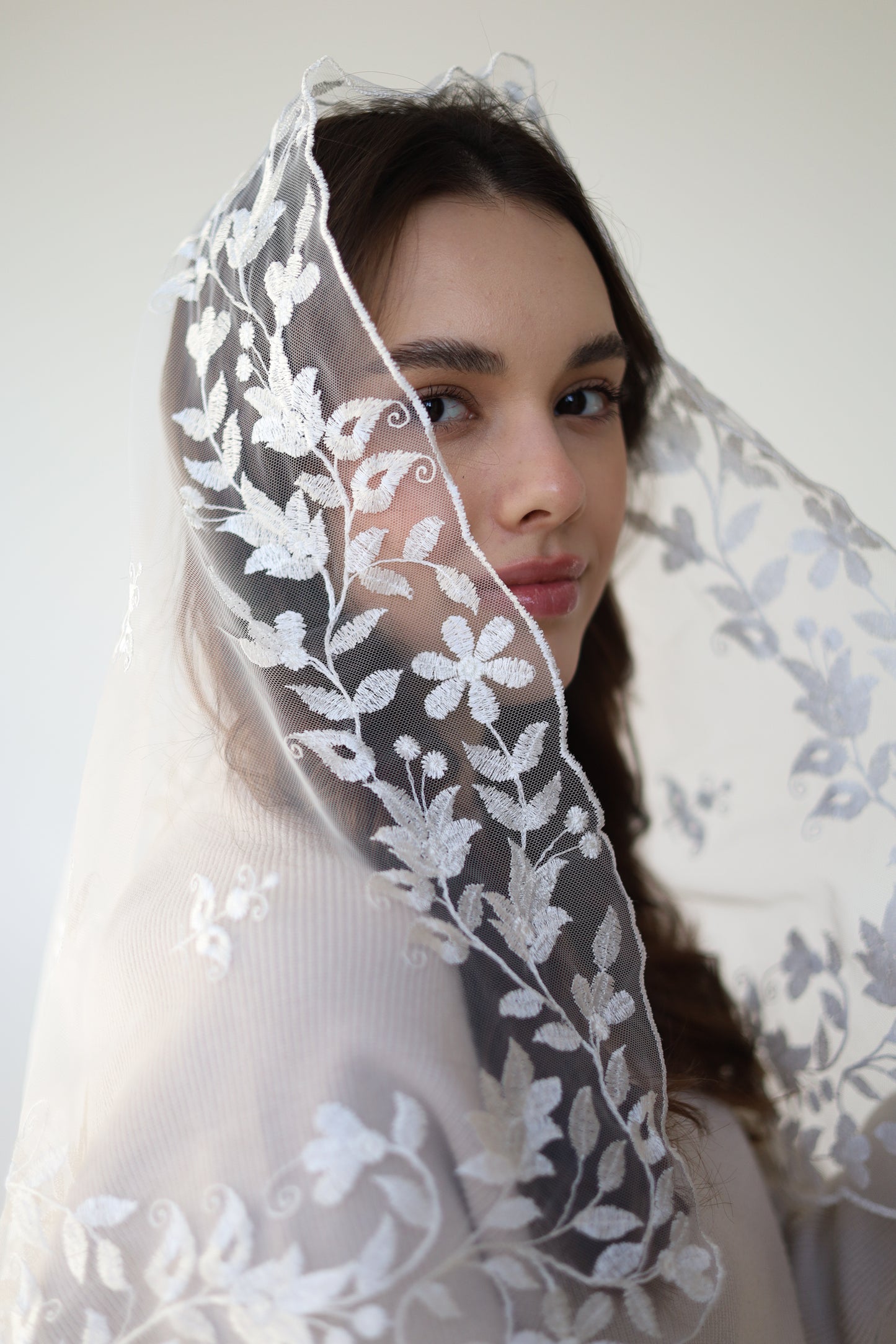 LONG IVORY VEIL - MariaVeils