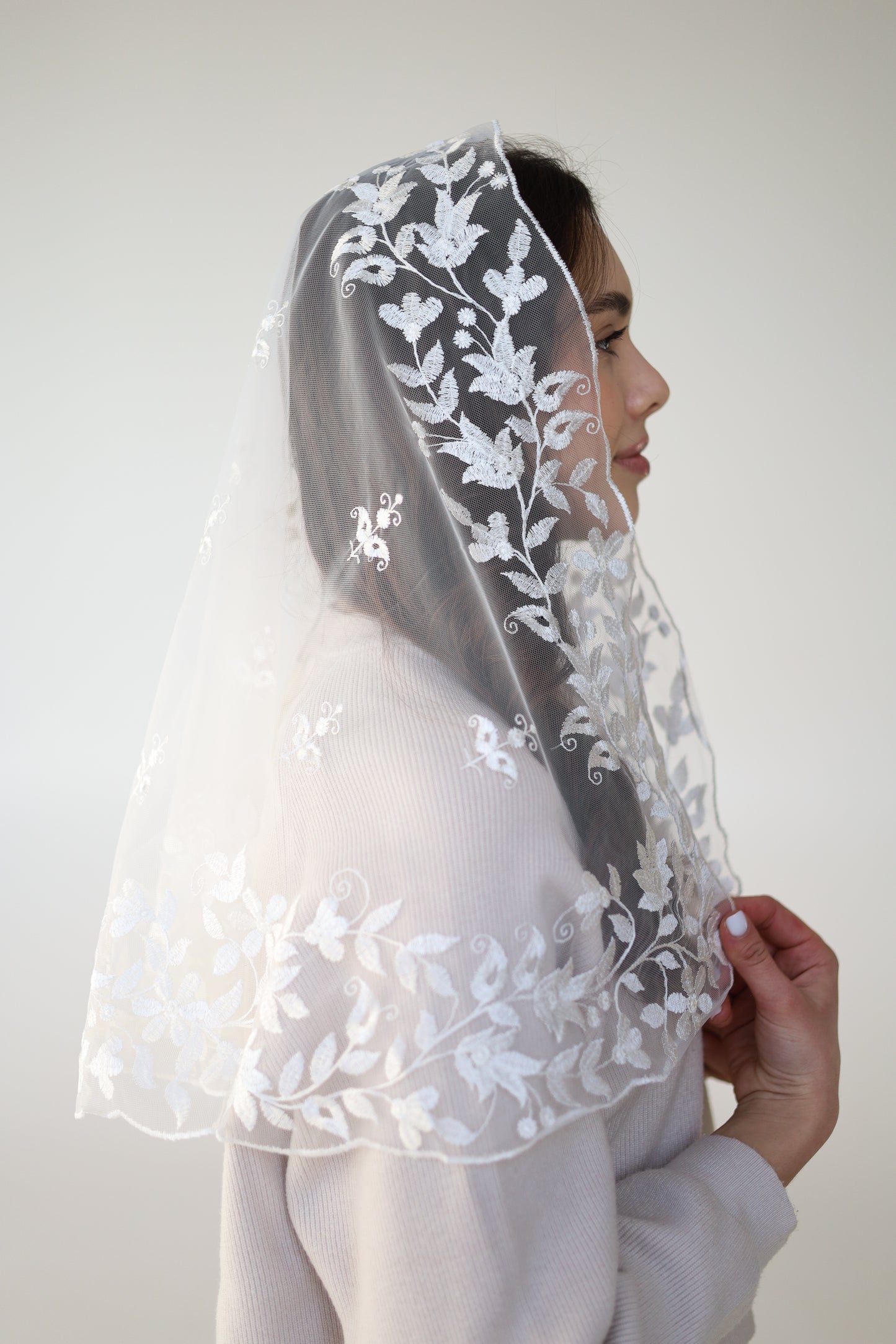 LONG IVORY VEIL - MariaVeils