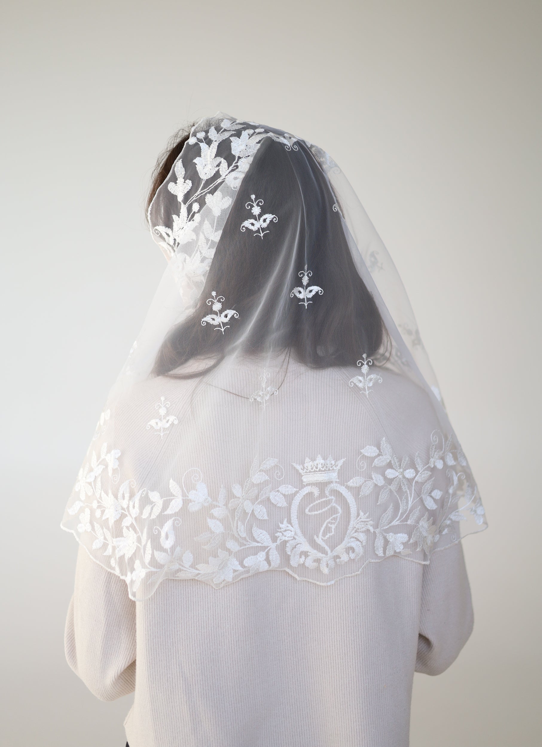 LONG IVORY VEIL - MariaVeils