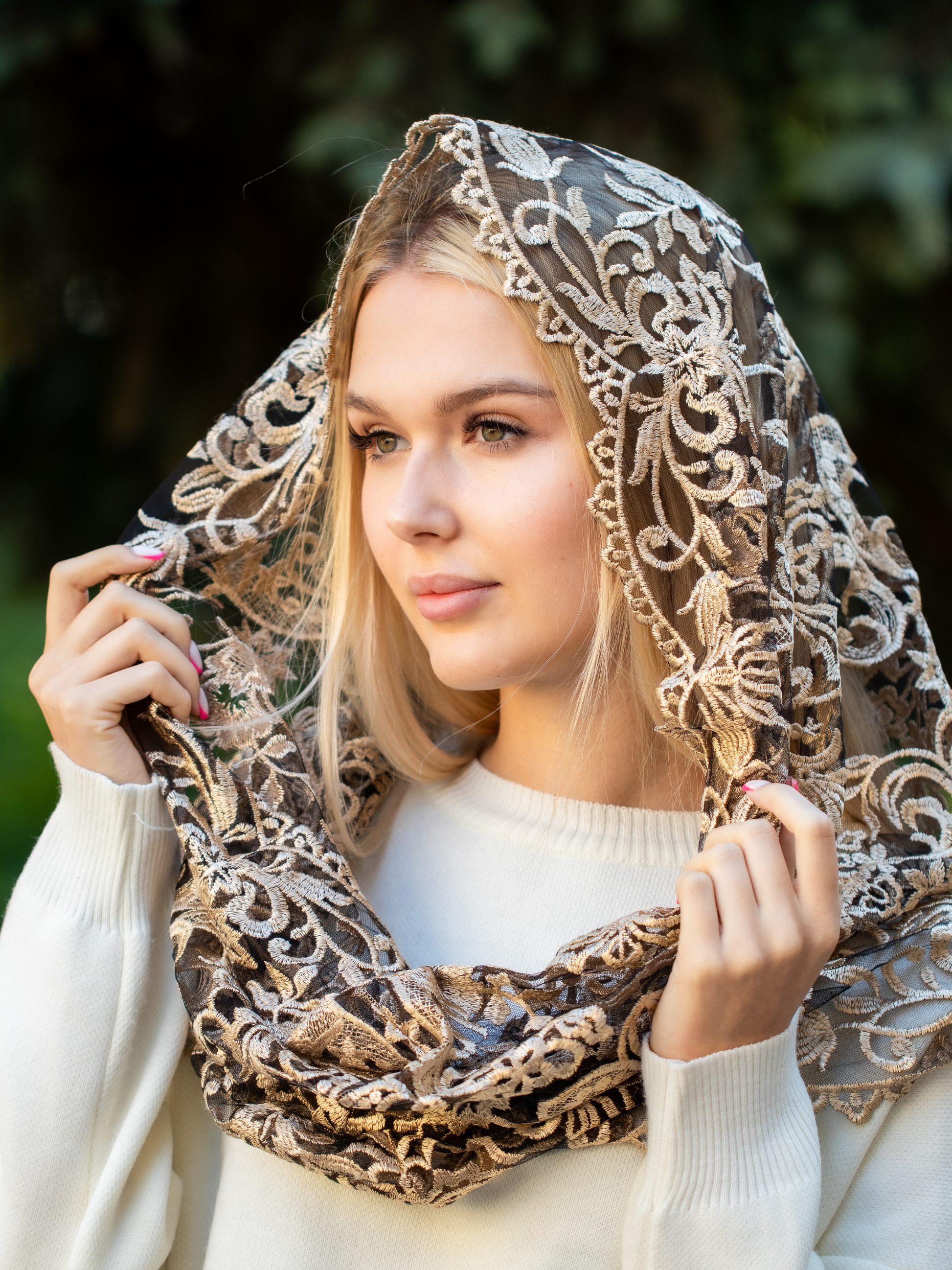 NEW!! Gold inifnity veil - MariaVeils