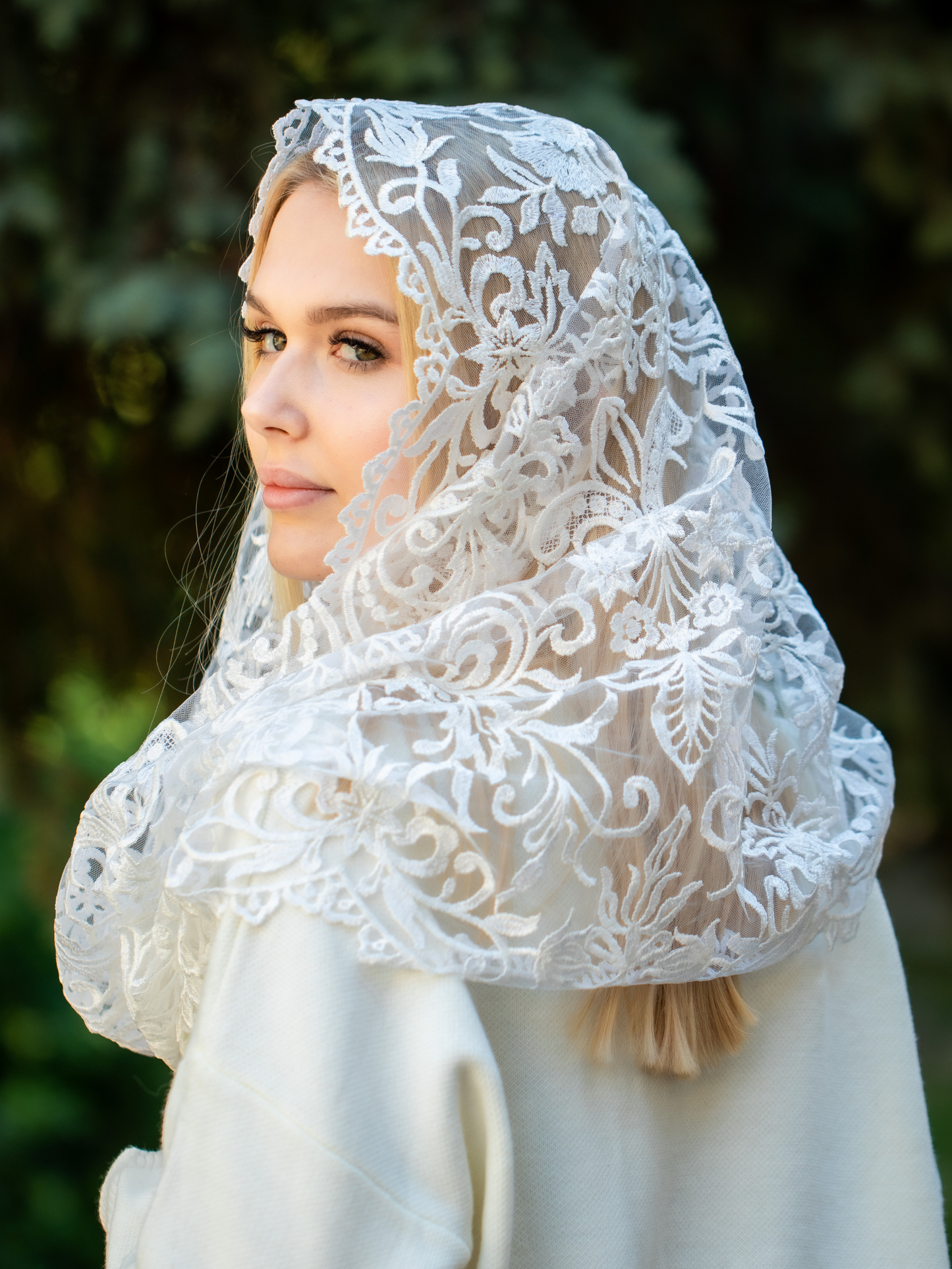 NEW!! Infinity ivory veil - MariaVeils